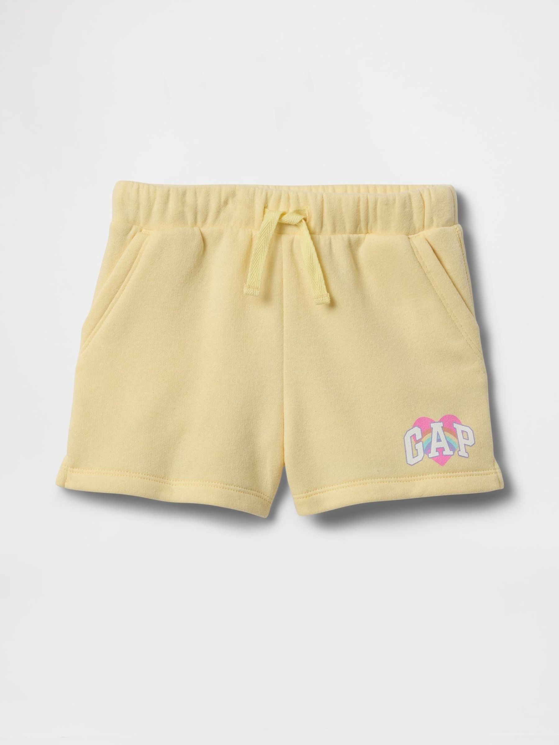 Yellow Logo Pull On Shorts (6mths-5yrs) (F57839) | £12
