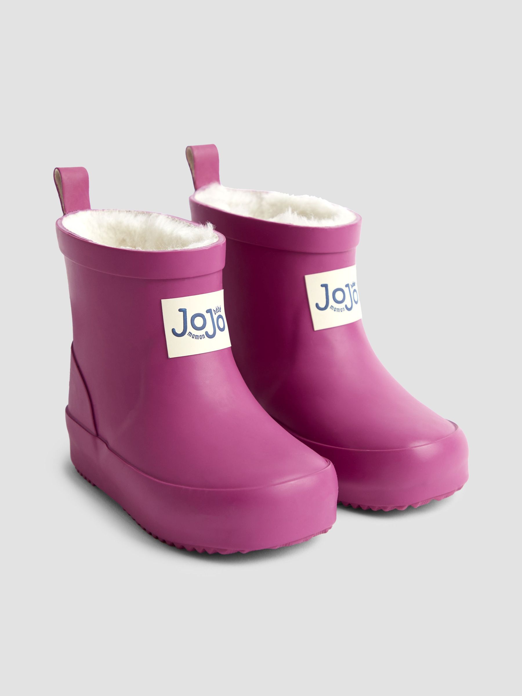 Berry Short Cosy Lined Mouse Wellies (F59465) | £24.50 - £26.50