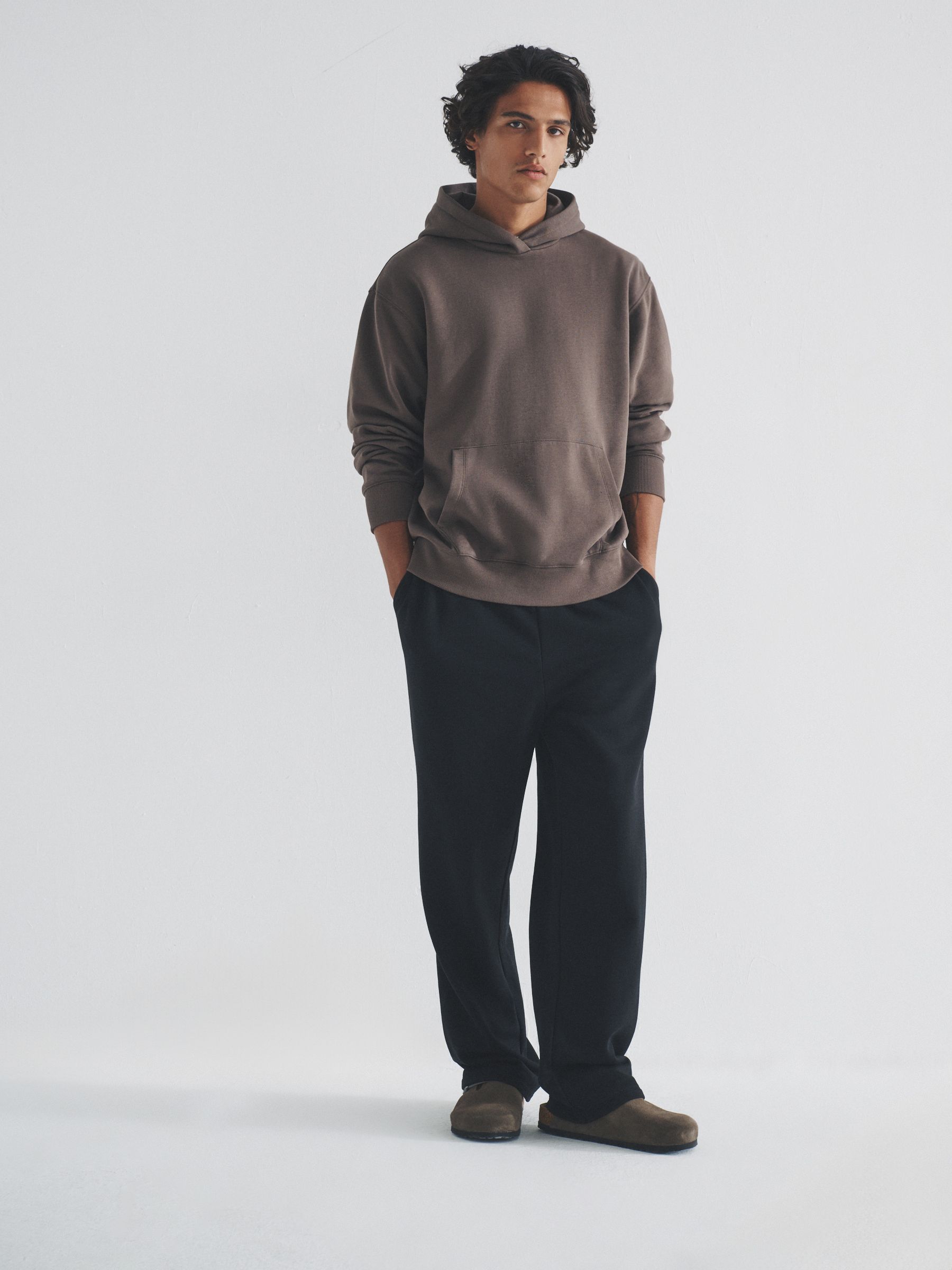 Navy Blue/Brown - 4 Pack Relaxed Hoodies (F59493) | £66