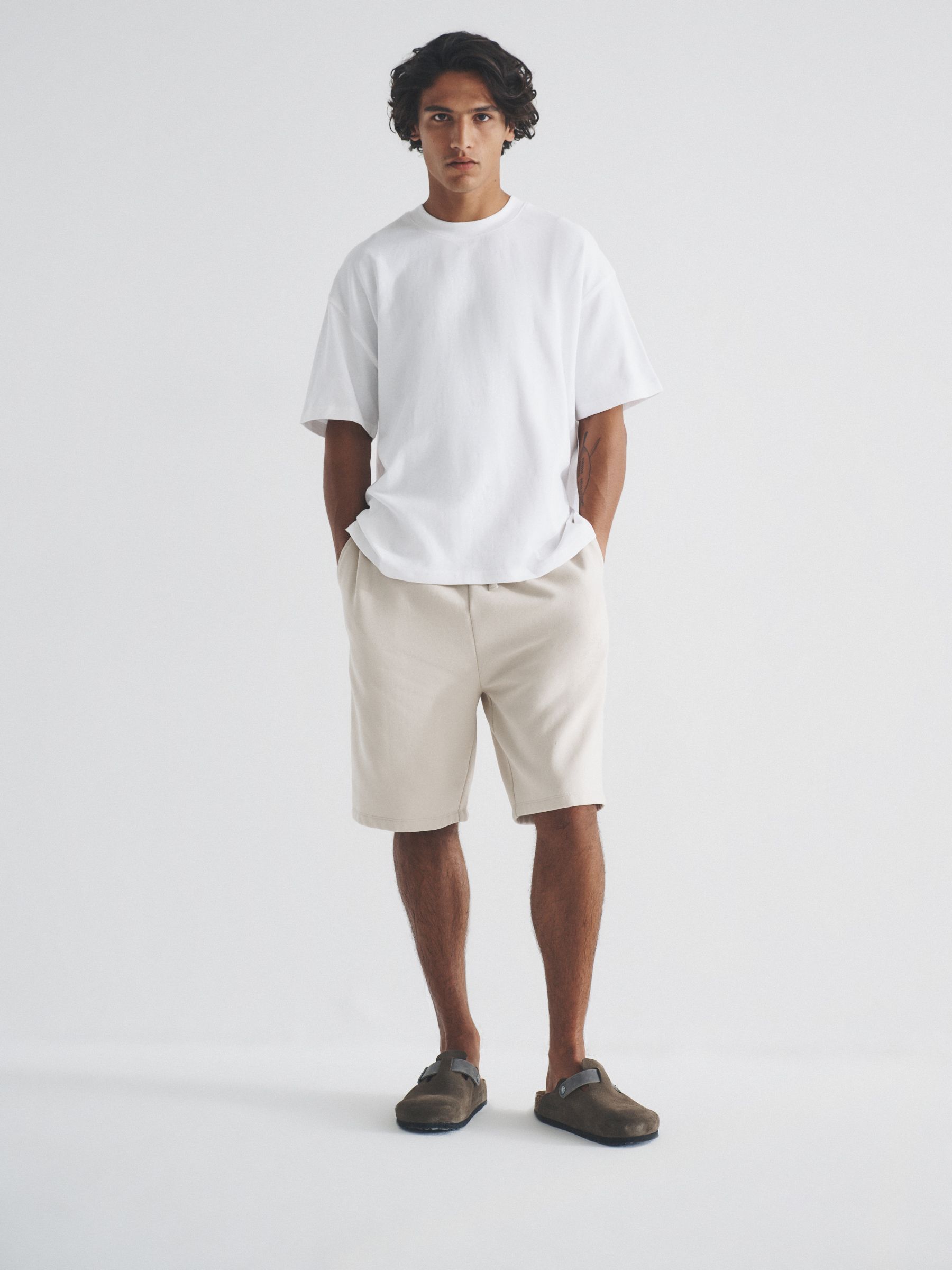 Navy Blue/Brown - 3 Pack Relaxed Fit Sweat Shorts (F59517) | £34.50