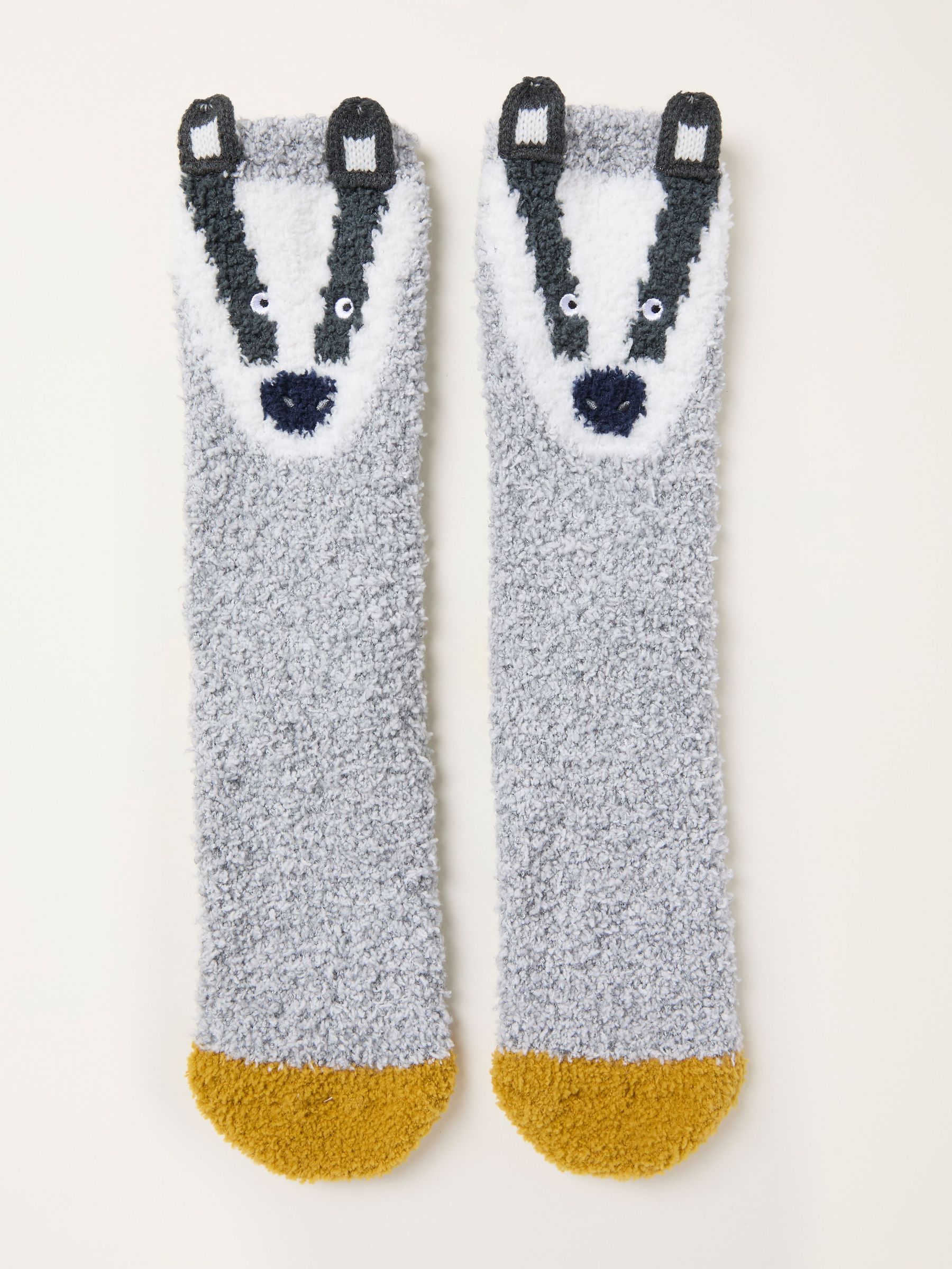 Grey Badger Cosy Socks (F60144) | £12.50