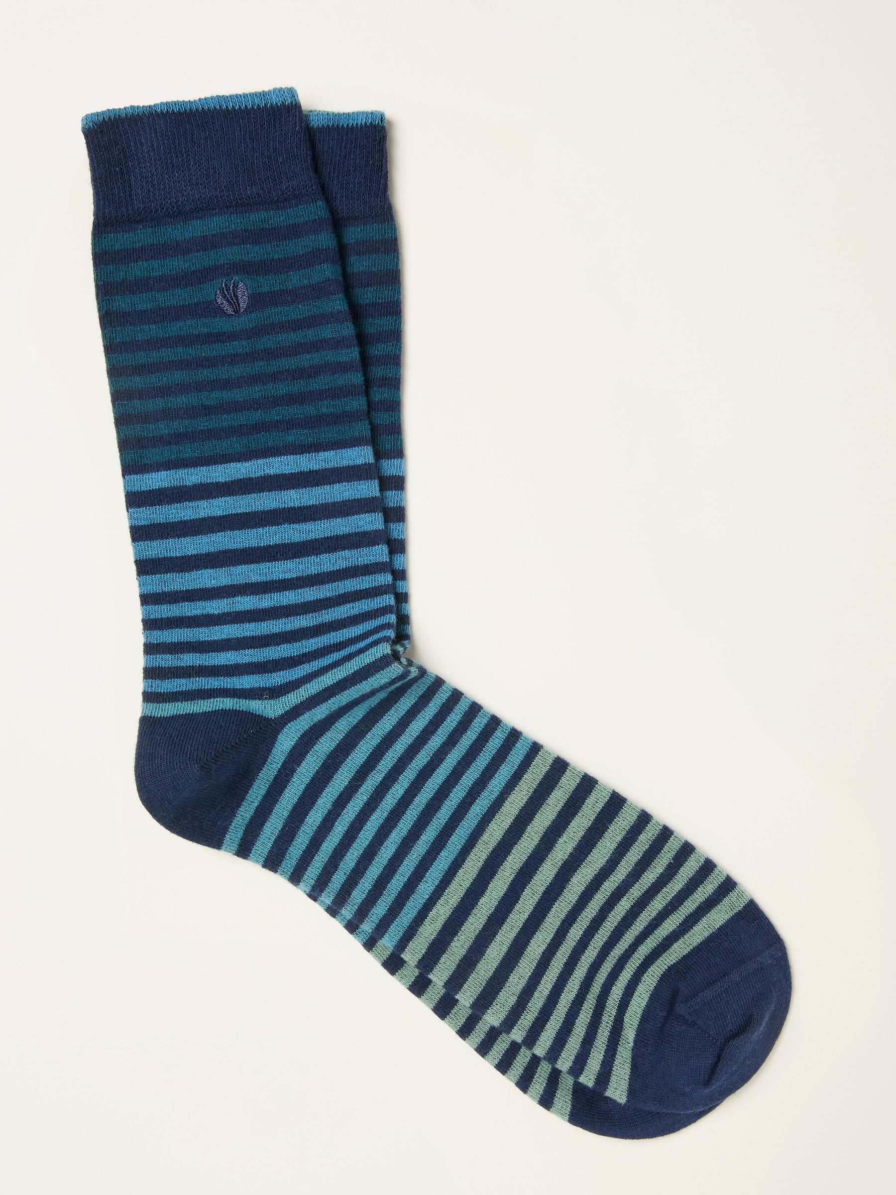 Blue Striped Socks (F60174) | £7.50