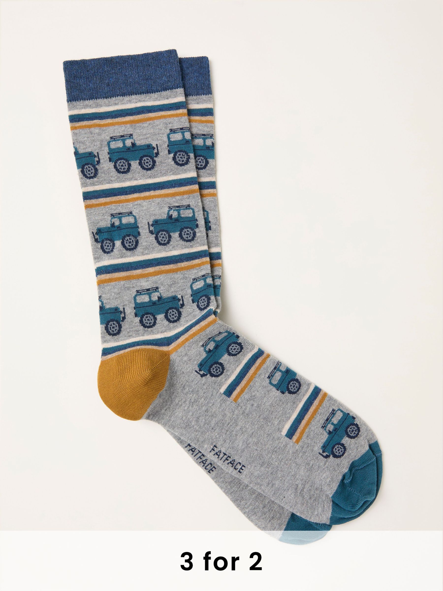 Grey Off Roader Socks (F60189) | £7.50