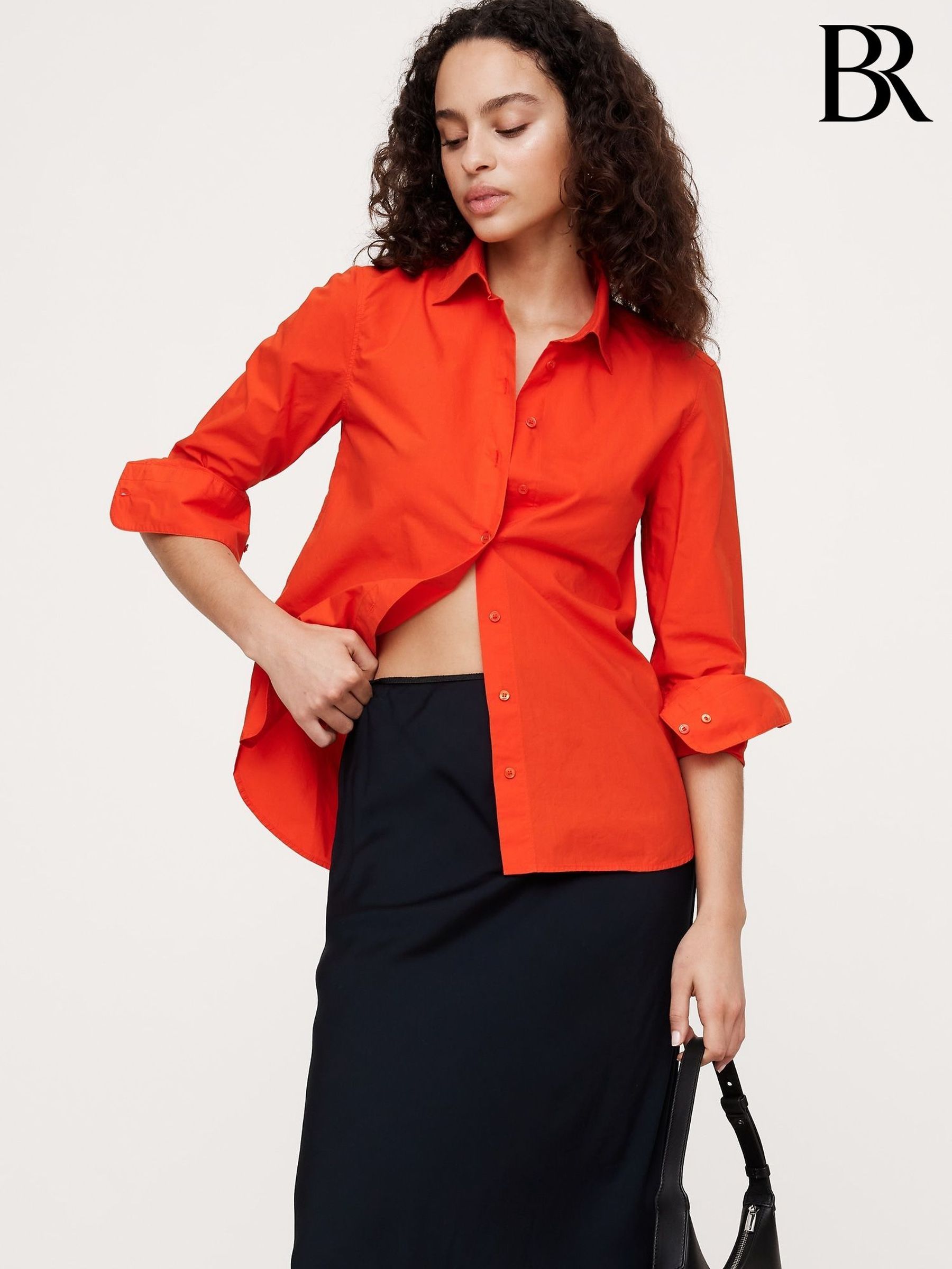 Banana Republic Red The Everyday Linen Shirt (F60410) | £60