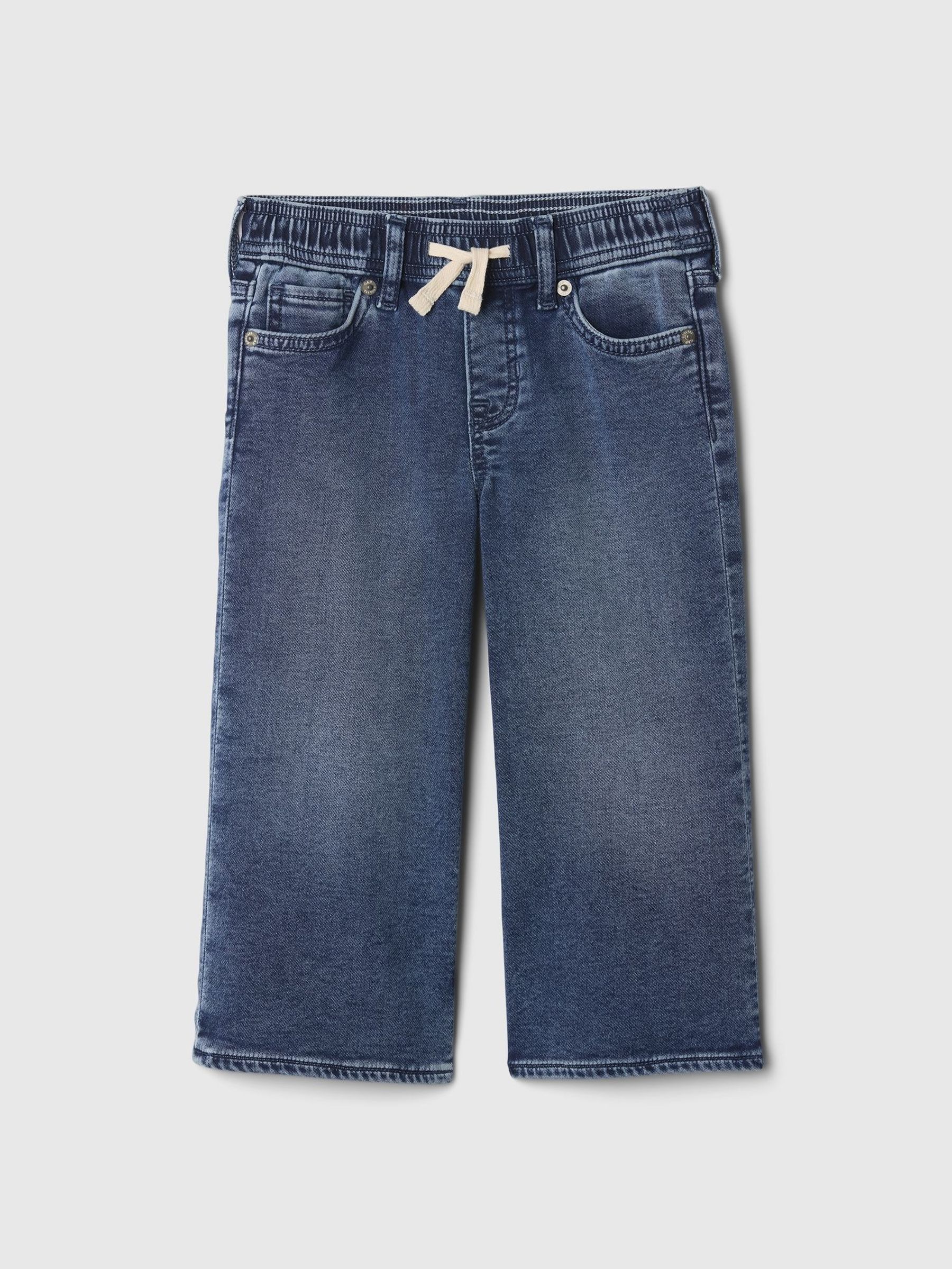 Dark Blue Knit Pull On Baggy Jeans (6mths-5yrs) (F61477) | £25
