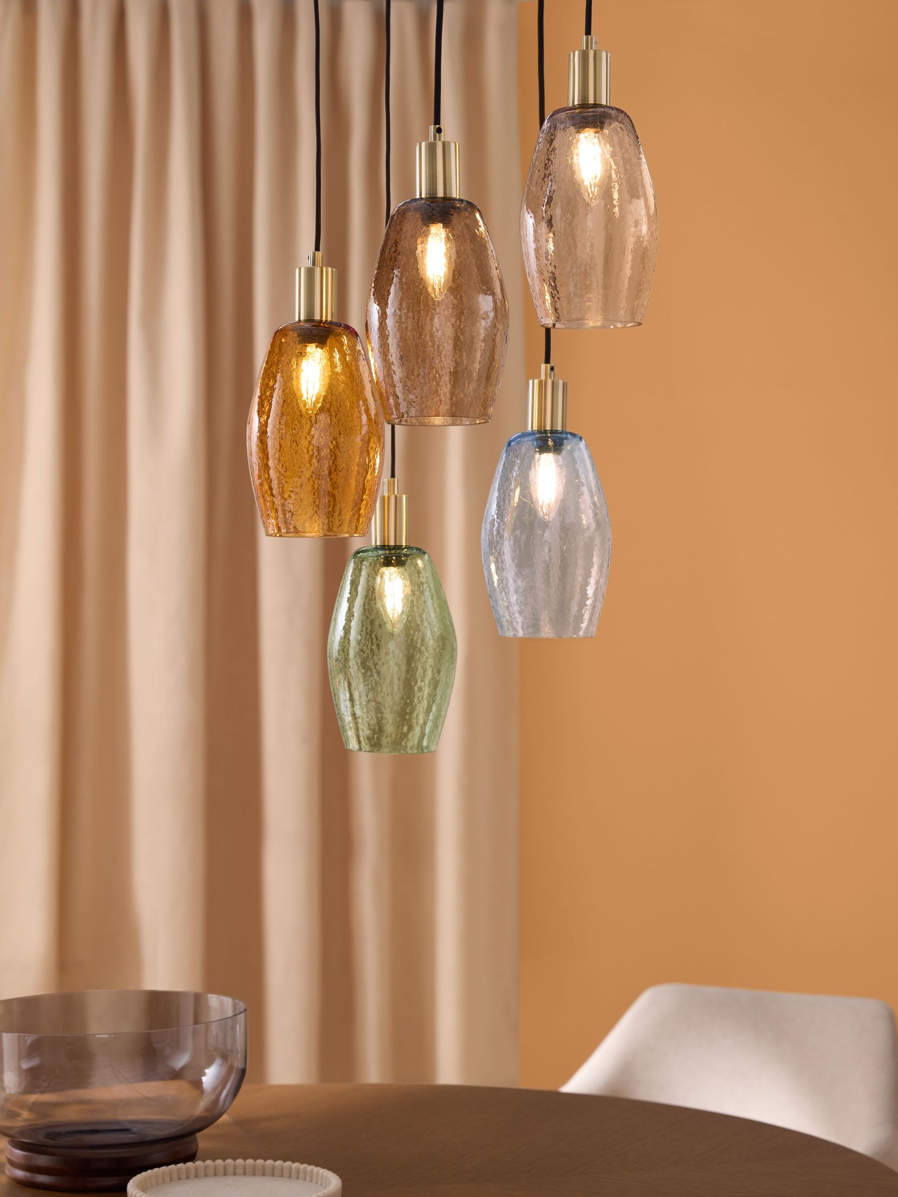 Isla Cluster 5 Lights in Brass (F61521) | £249