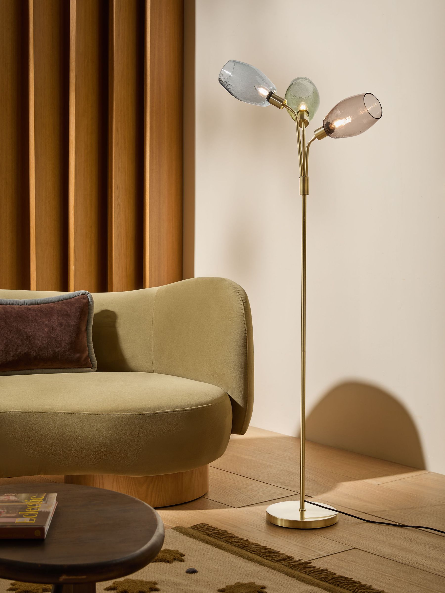 Brass Isla Floor Lamp (F61524) | £239
