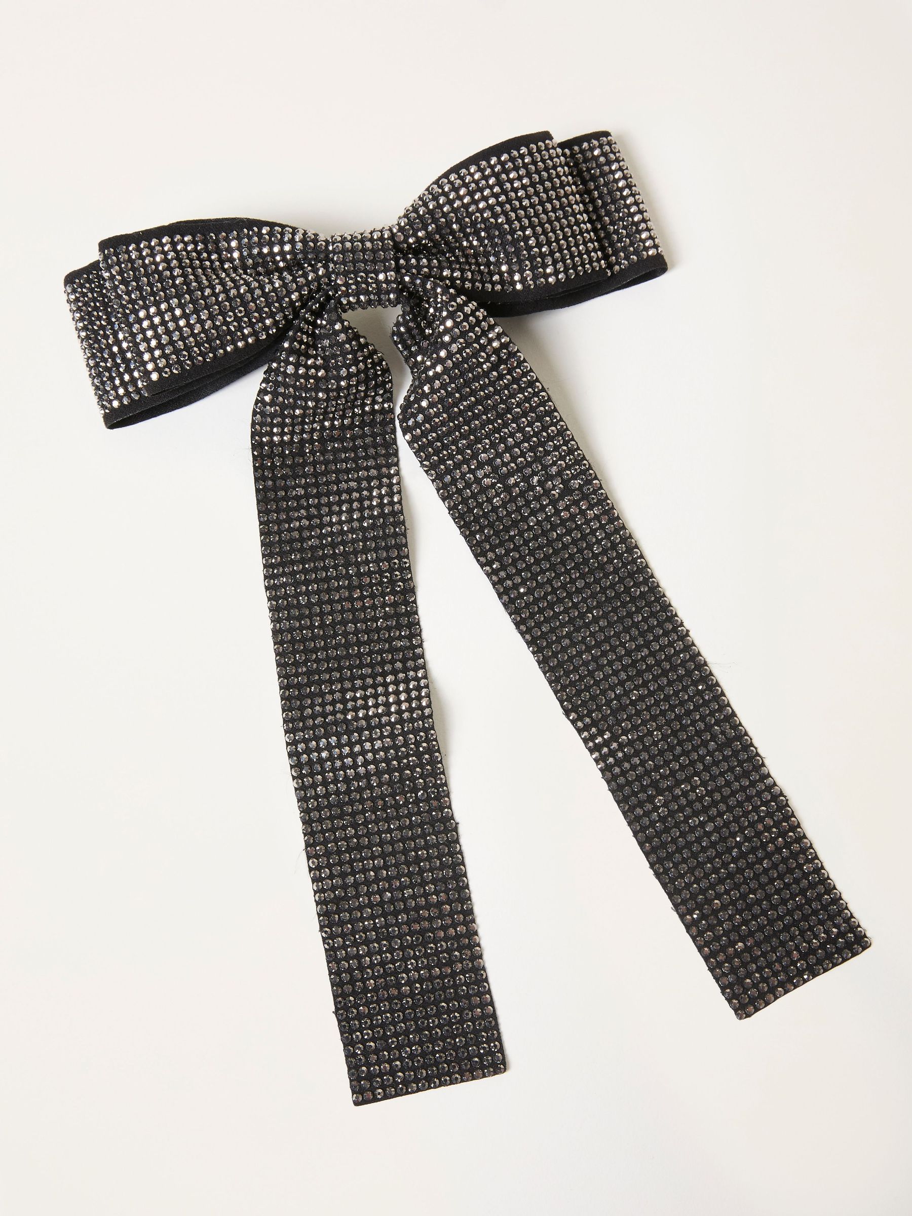 Black Sparkle Hair Bow (F64128) | £12.50