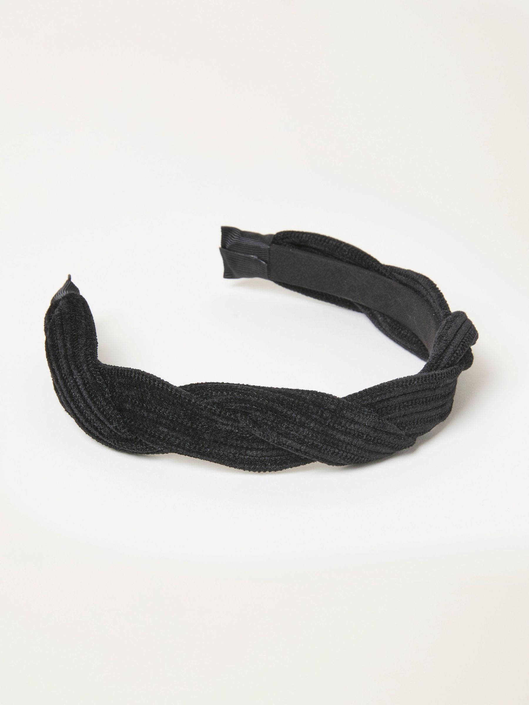 Black Velvet Textured Hair Bow (F64138) | £10.50