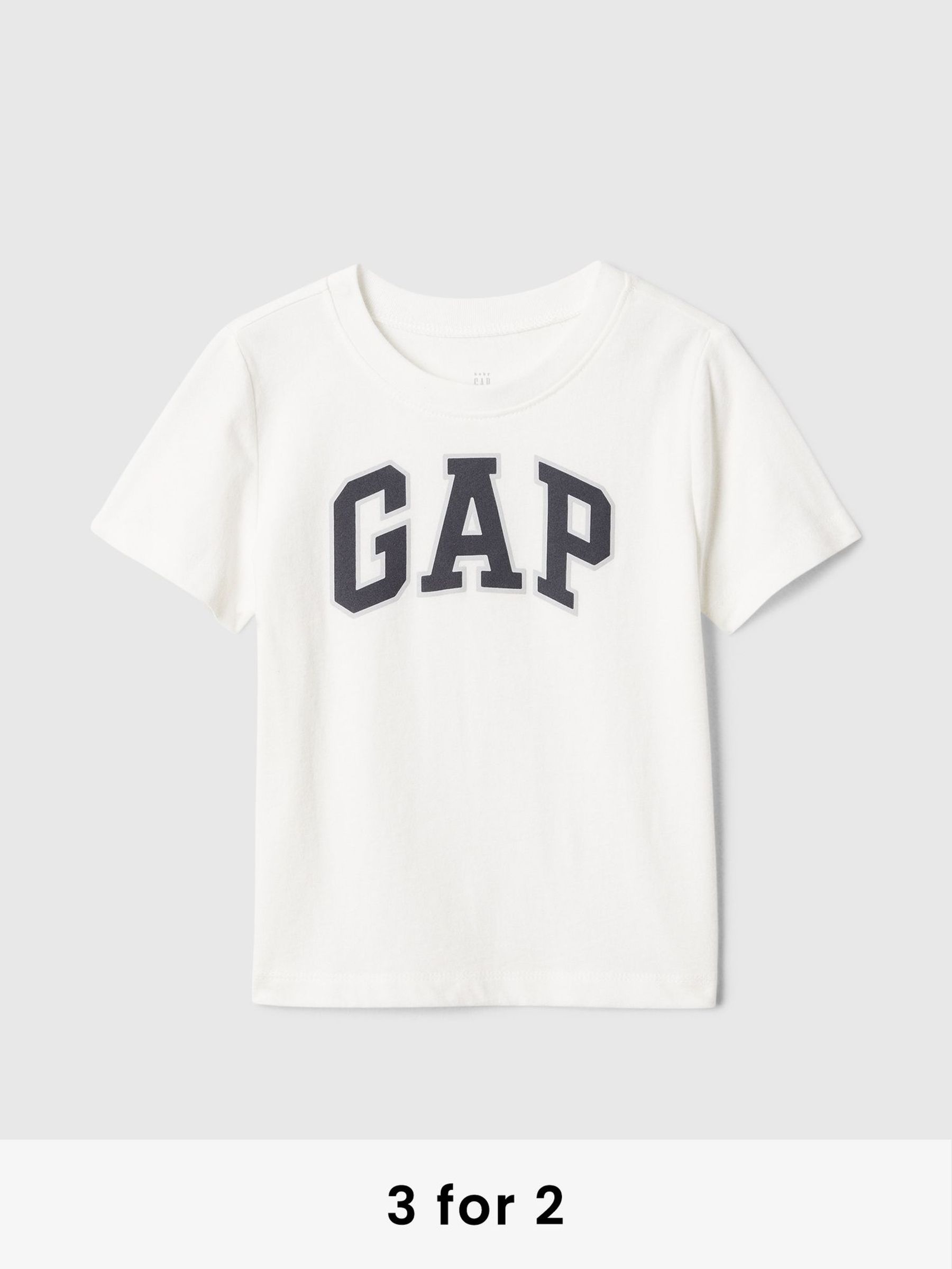 White Logo Short Sleeve Crew Neck T-Shirt (Newborn-5yrs) (F64373) | £10