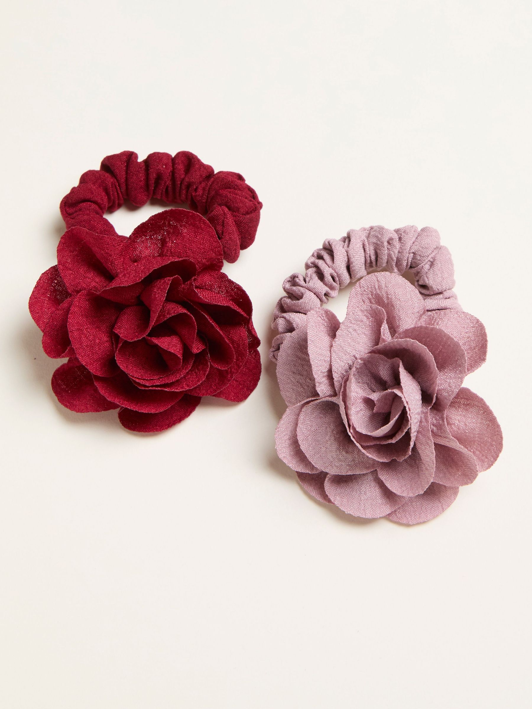 Pink 2 Pack Corsage Hair Ties (F64980) | £10.50