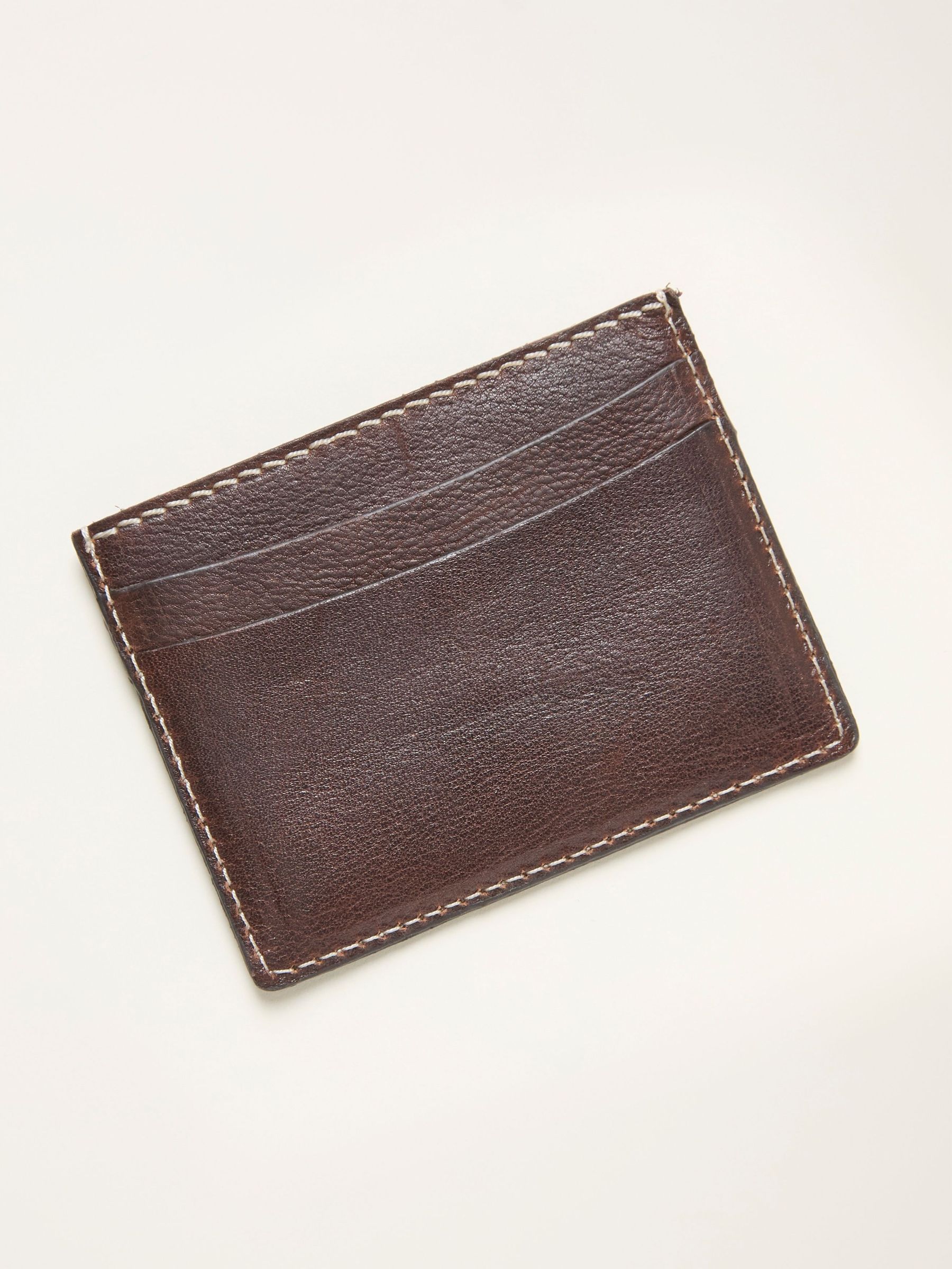 Chocolate Brown Leather Cardholder (F65865) | £10.50