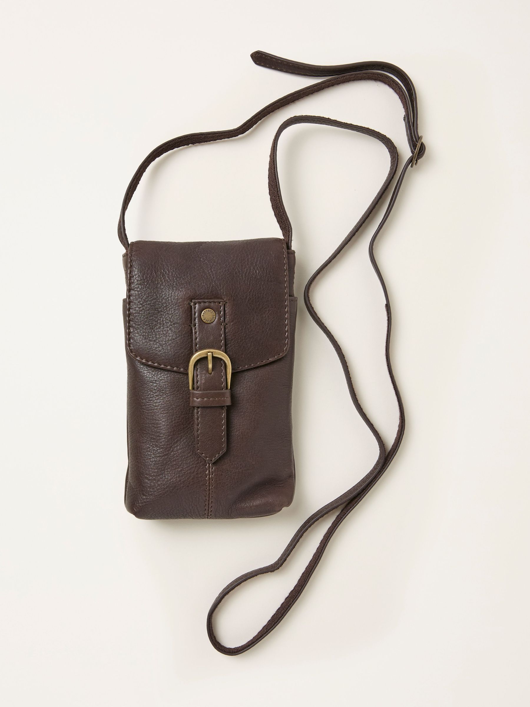 Florence Chocolate Brown Phone Bag (F65883) | £35.50