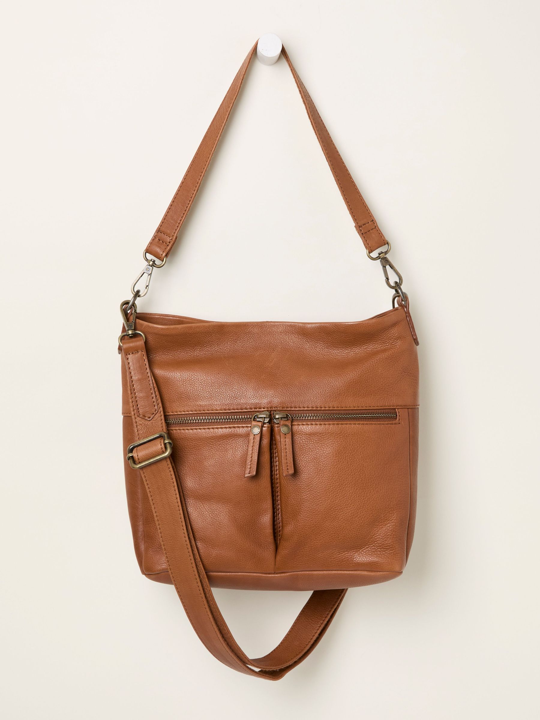 Bella Tan Brown Zip Detail Bag (F65892) | £79.50