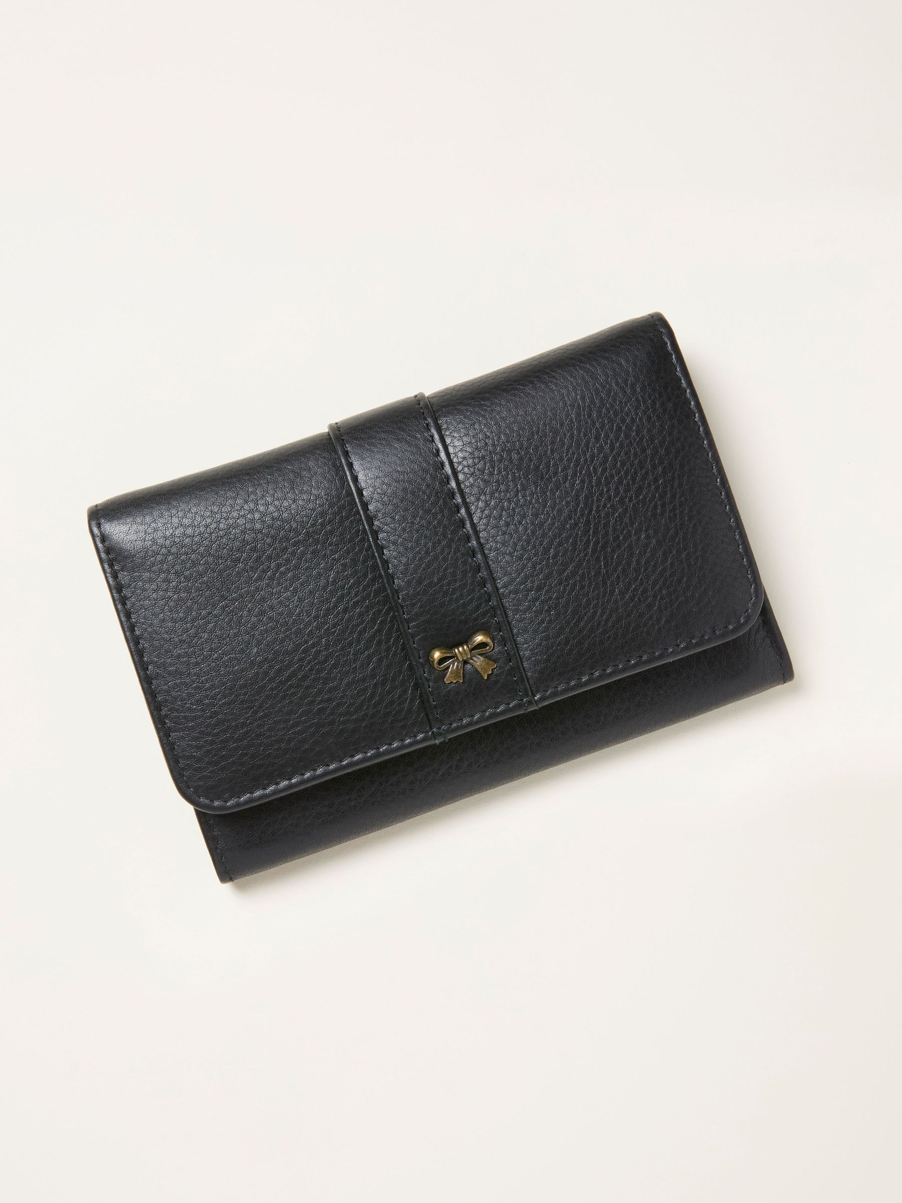 Black Bow Detail Leather Purse (F65958) | £35.50
