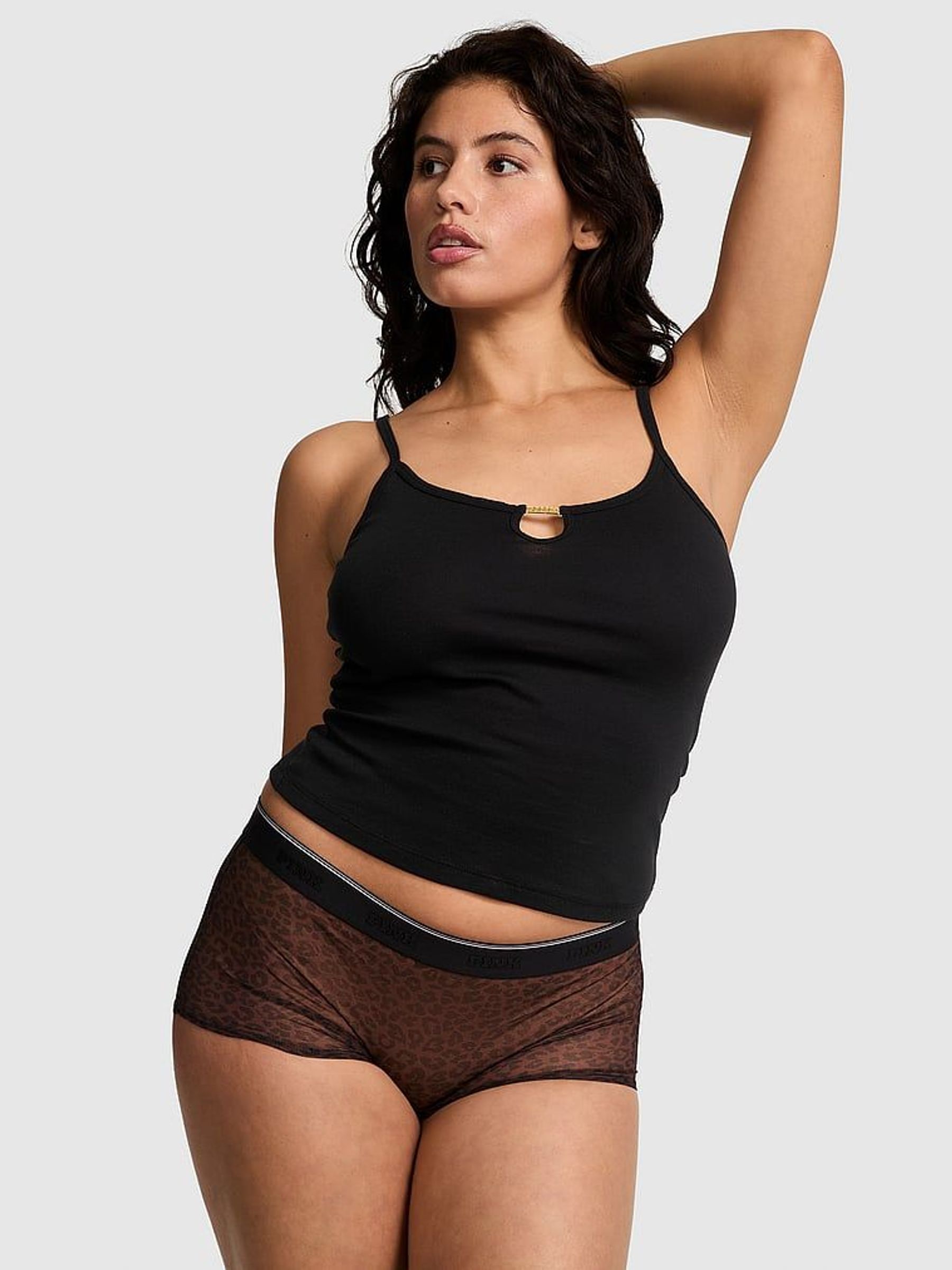 Black Keyhole PJ Cami Top (F65961) | £19