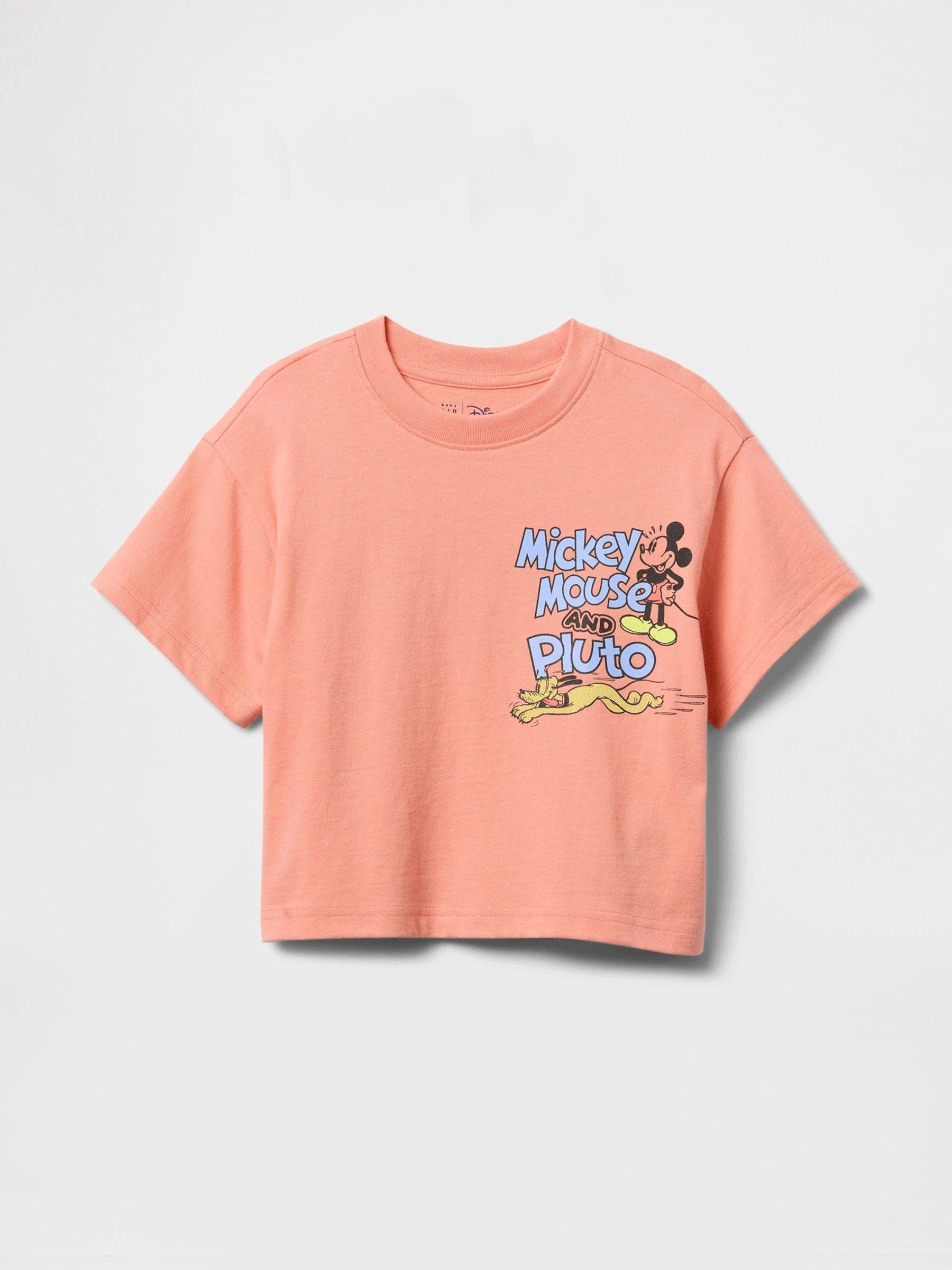 Orange Mickey Mouse & Pluto Disney Short Sleeve Graphic T-Shirt (6mths-5yrs) (F68309) | £16