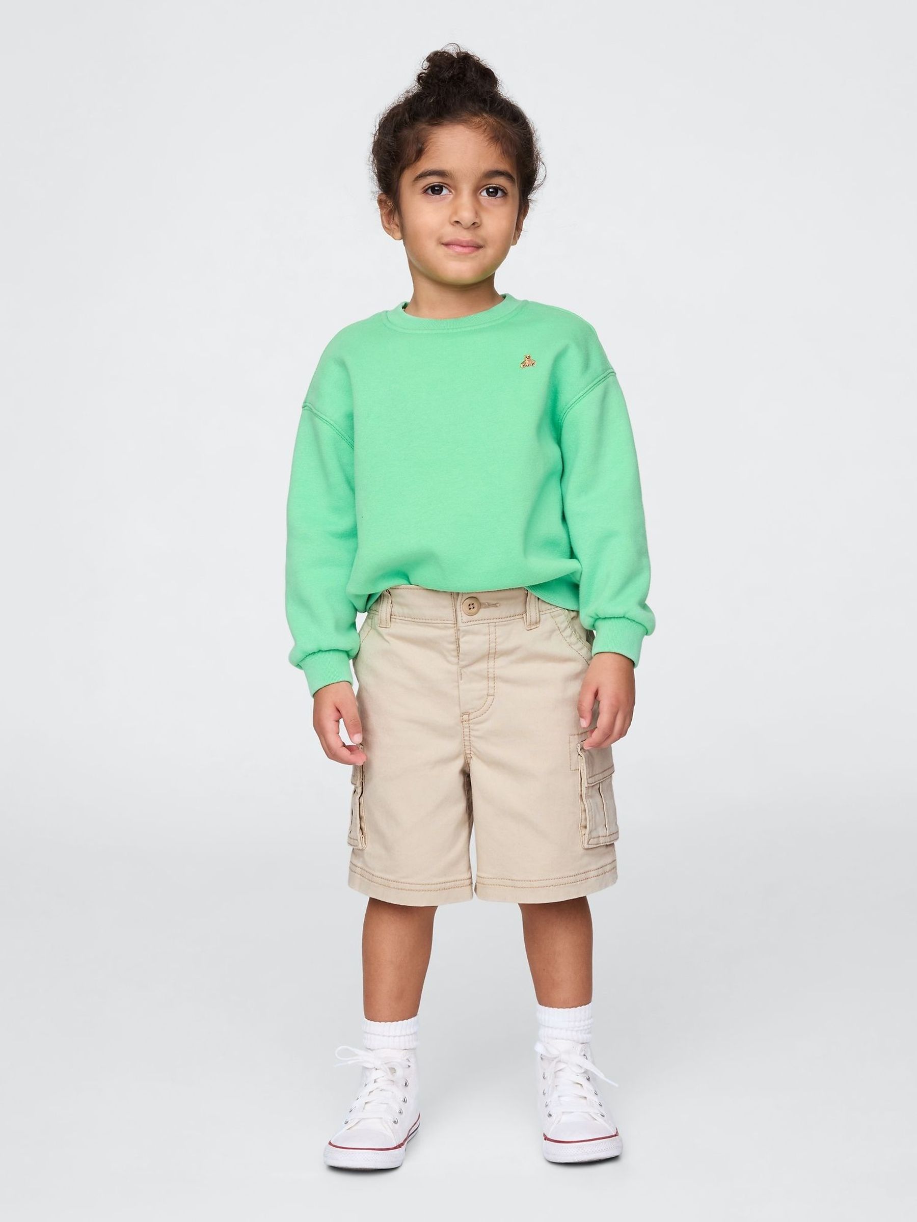 Beige Pull On Cargo Shorts (6mths-5yrs) (F68316) | £18