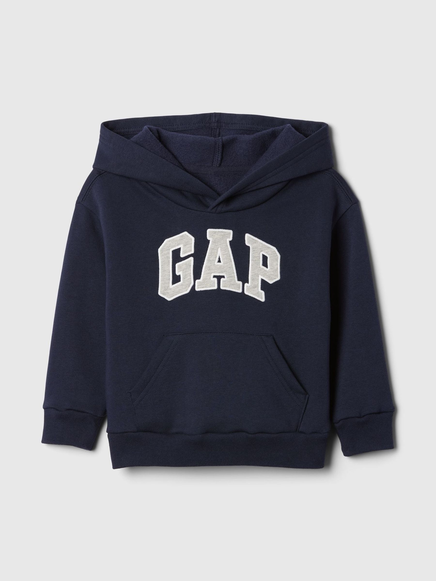 Navy Blue Pullover Logo Zip Up Hoodie (6mths-5yrs) (F68319) | £18