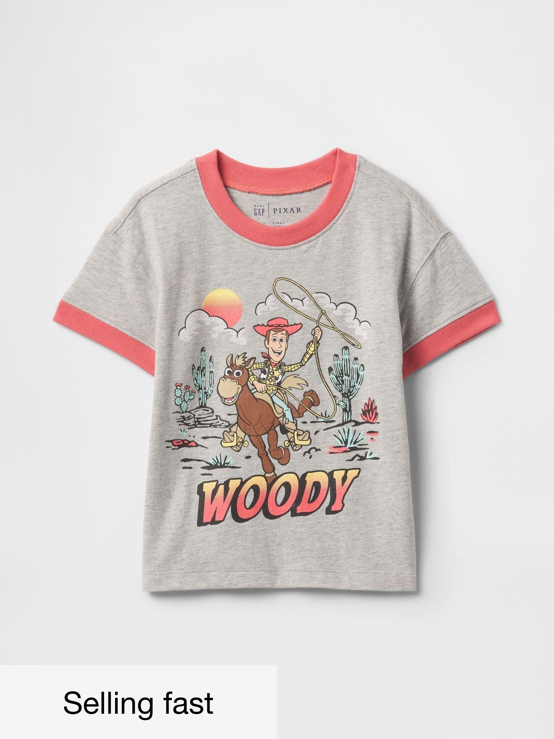 Grey Woody Disney Toy Story Short Sleeve Logo T-Shirt (6mths-5yrs) (F68323) | £14
