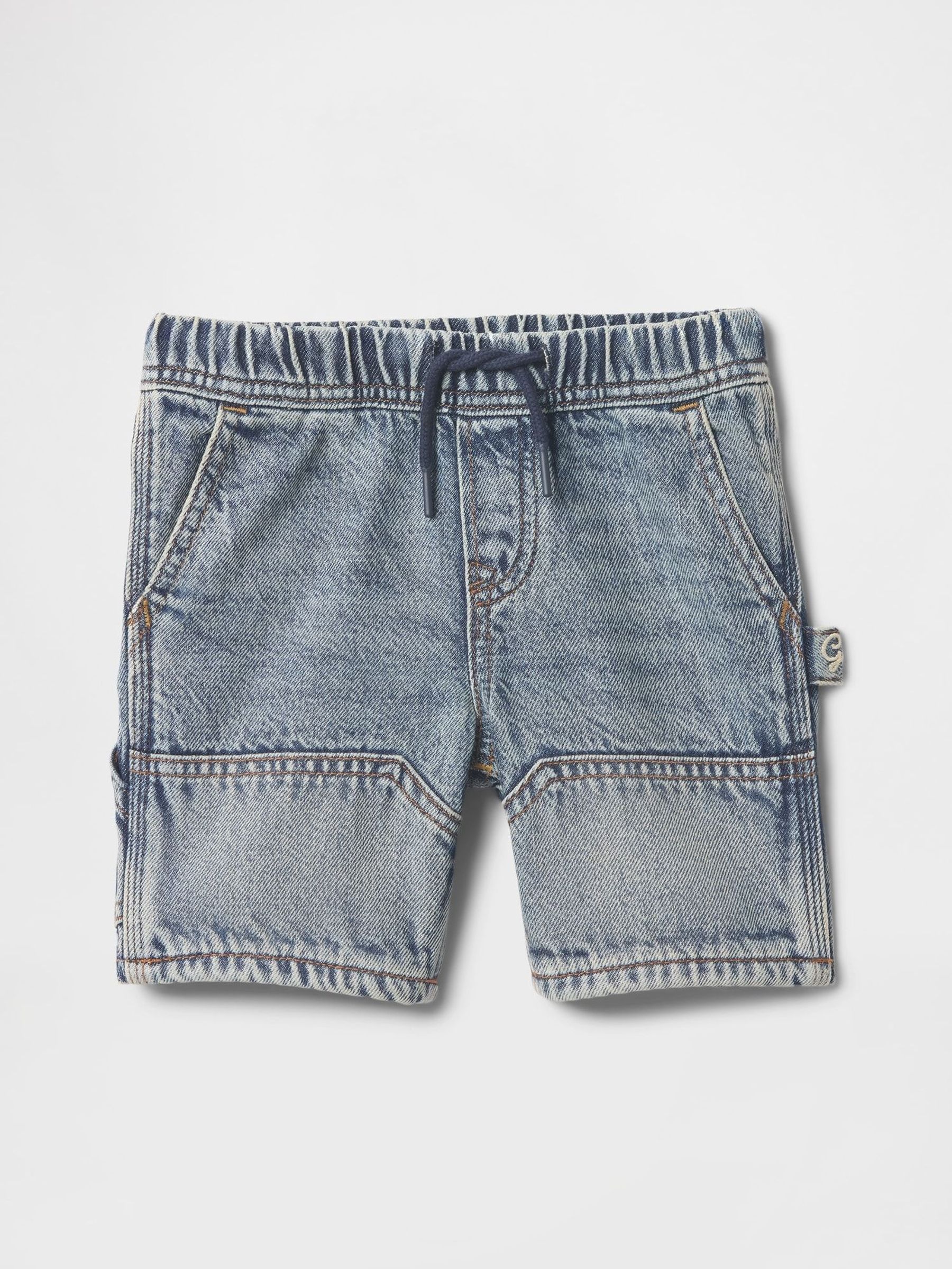 Blue UltraSoft Pull On Carpenter Shorts (6mths-5yrs) (F68327) | £25