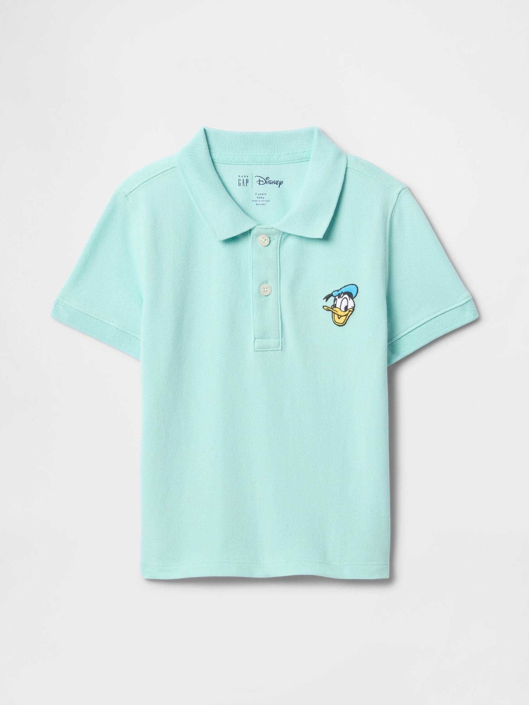 Blue Donald Duck Disney Pique Polo T-Shirt (6mths-5yrs) (F68328) | £14