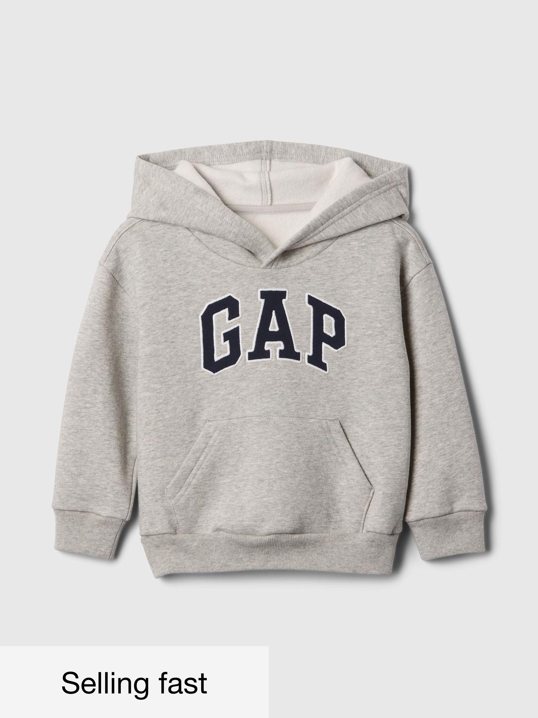Grey Pullover Logo Zip Up Hoodie (6mths-5yrs) (F68341) | £18
