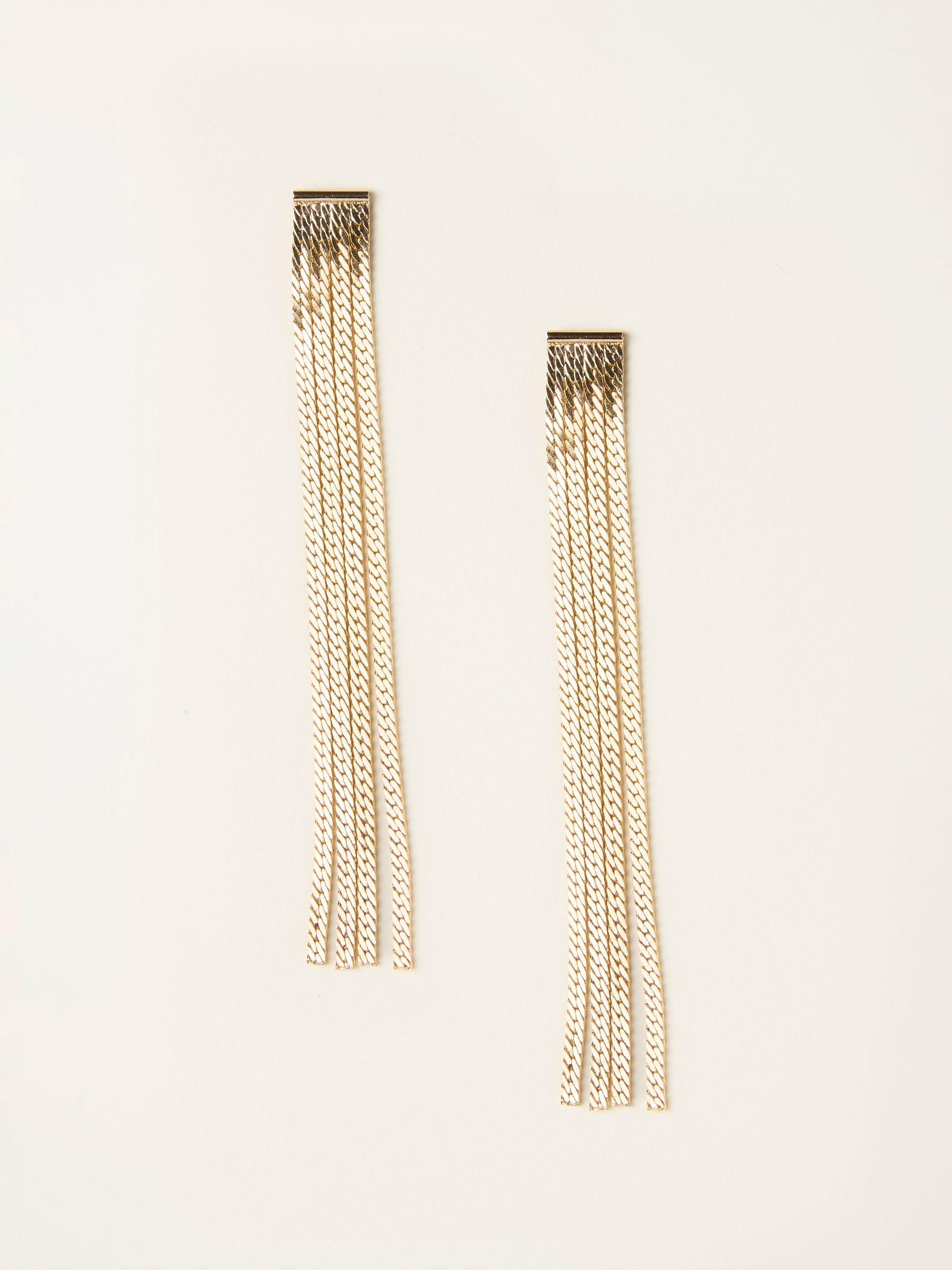 Gold Tone Chain Link Earrings (F68958) | £14.50