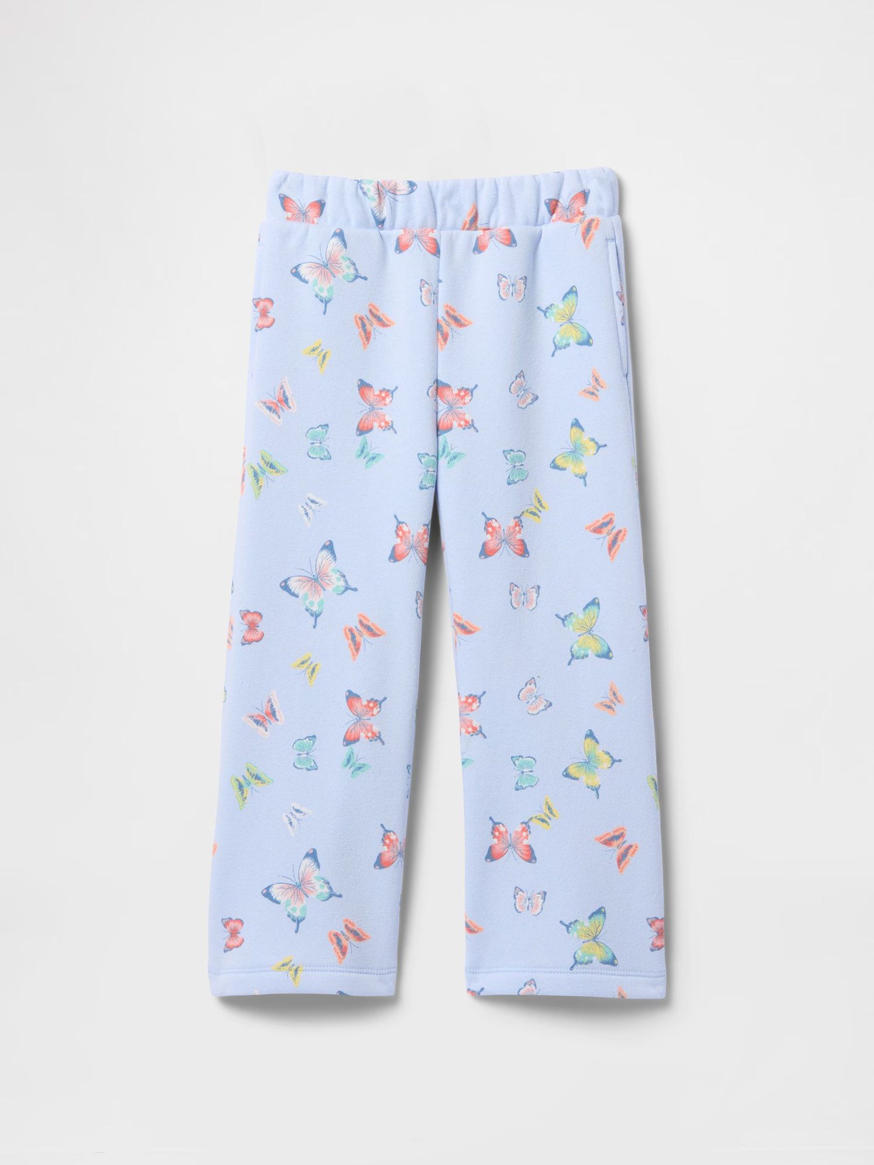 Blue Butterfly Vintage Soft Wide Leg Joggers (6mths-5yrs) (F69149) | £18