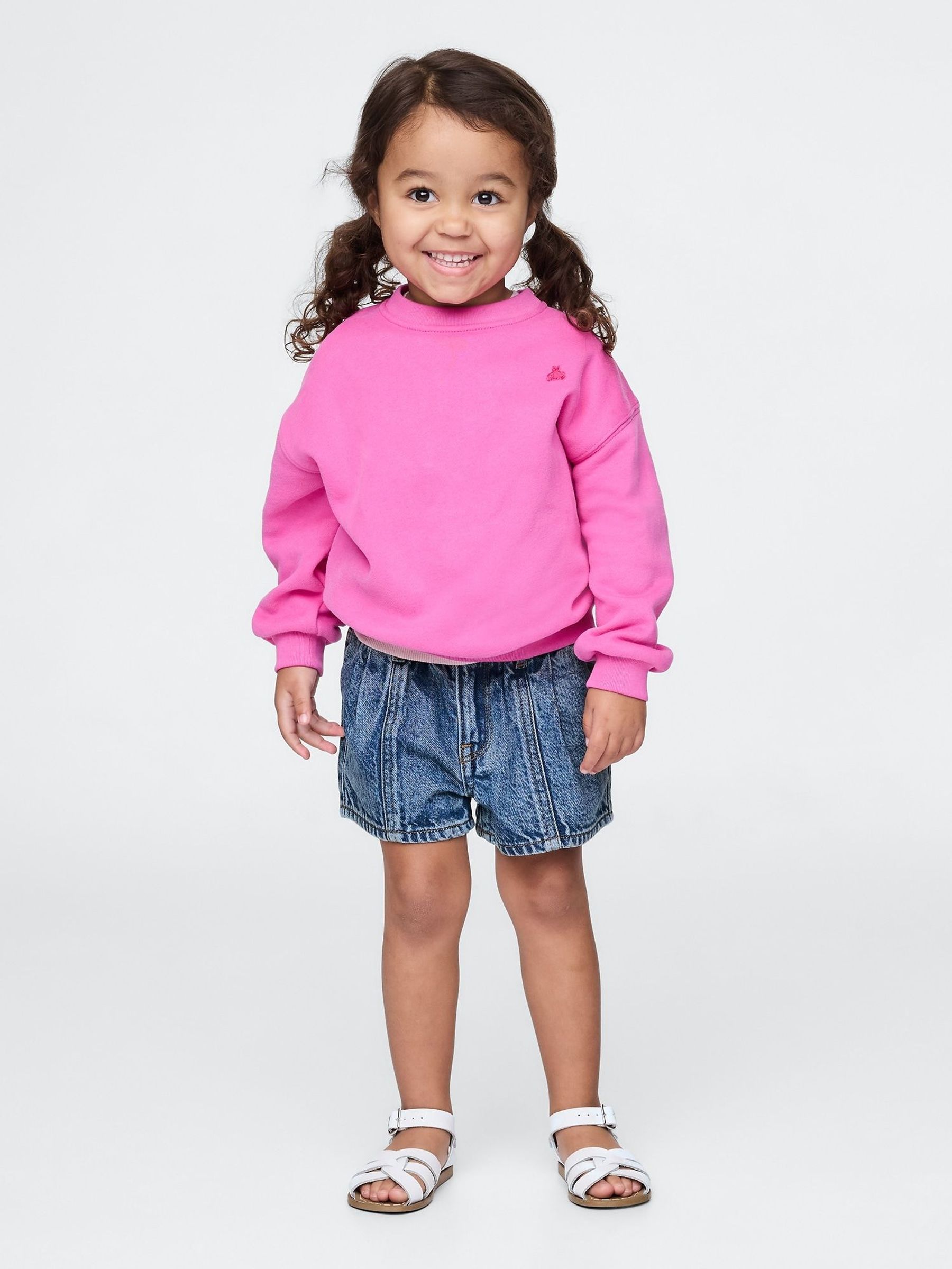 Blue UltraSoft Ruffle Stride Shorts (6mths-5yrs) (F69153) | £18