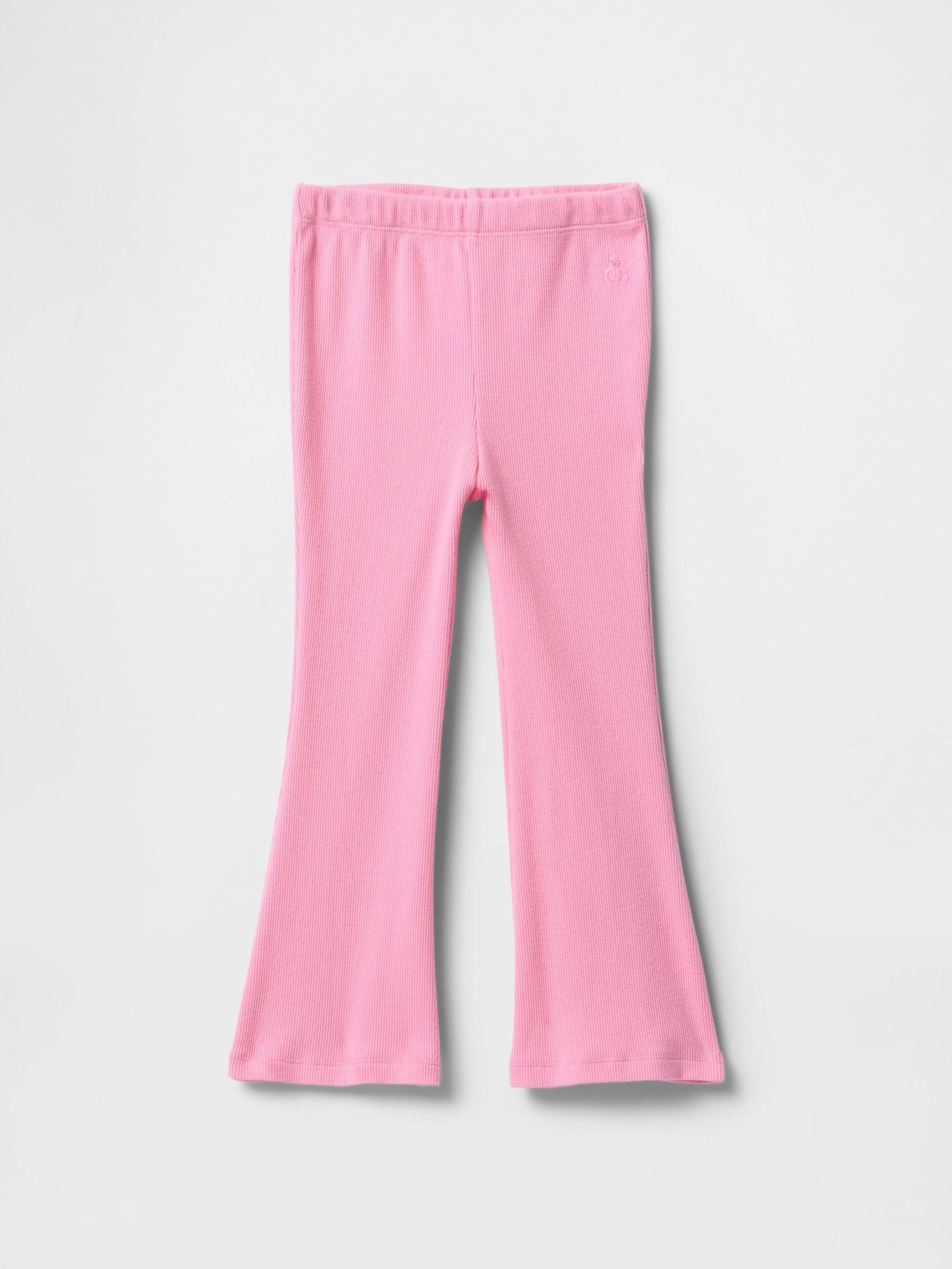 Pink Ribbed Flare Leggings (6mths-5yrs) (F69154) | £10