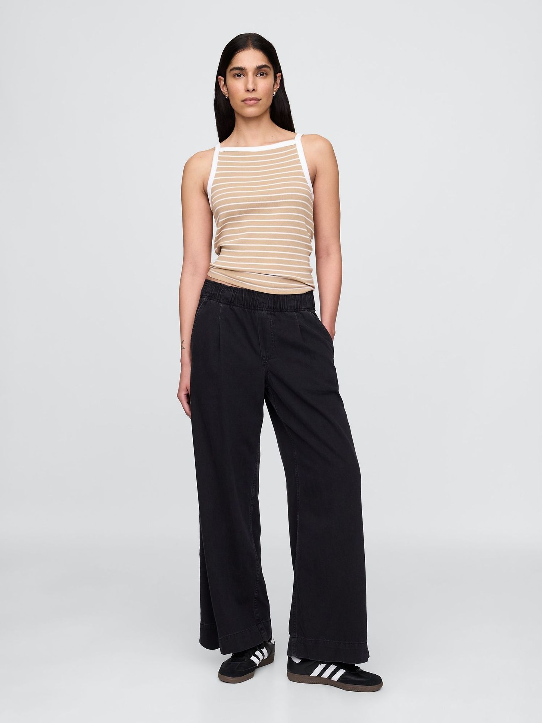 Black Mid Waist UltraSoft Easy Baggy Jeans (F69210) | £55