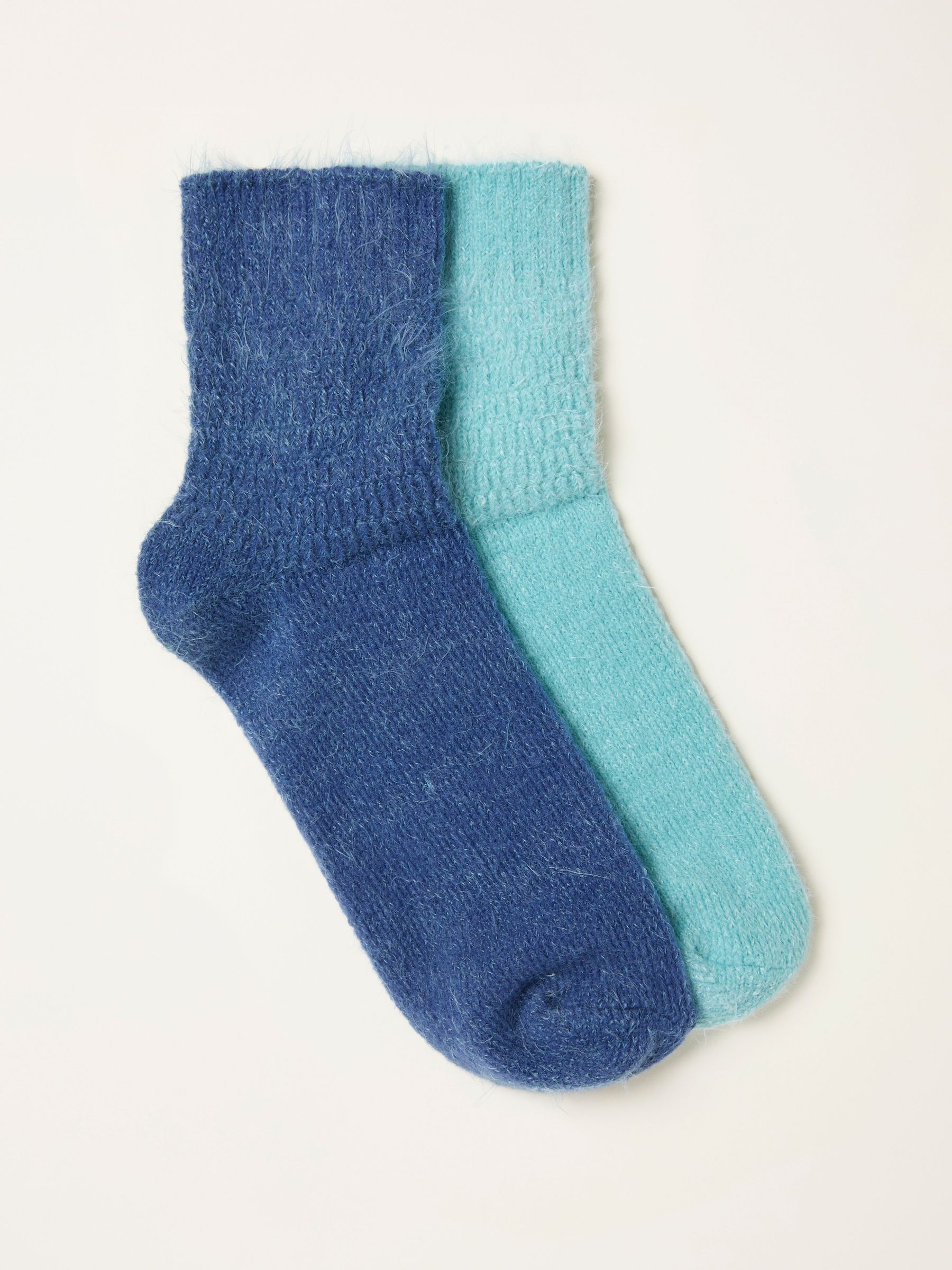 Green 2 Pairs of Super Soft Socks (F69503) | £12