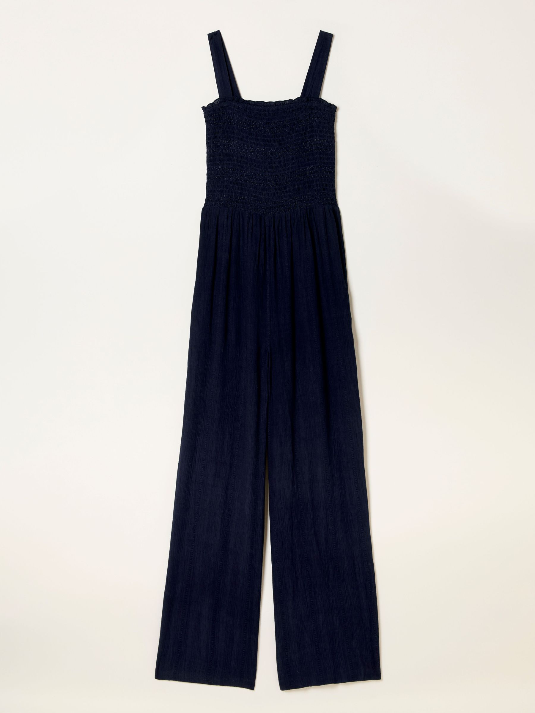 Navy Beachwear Shirred Jumpsuit (F69569) | £52