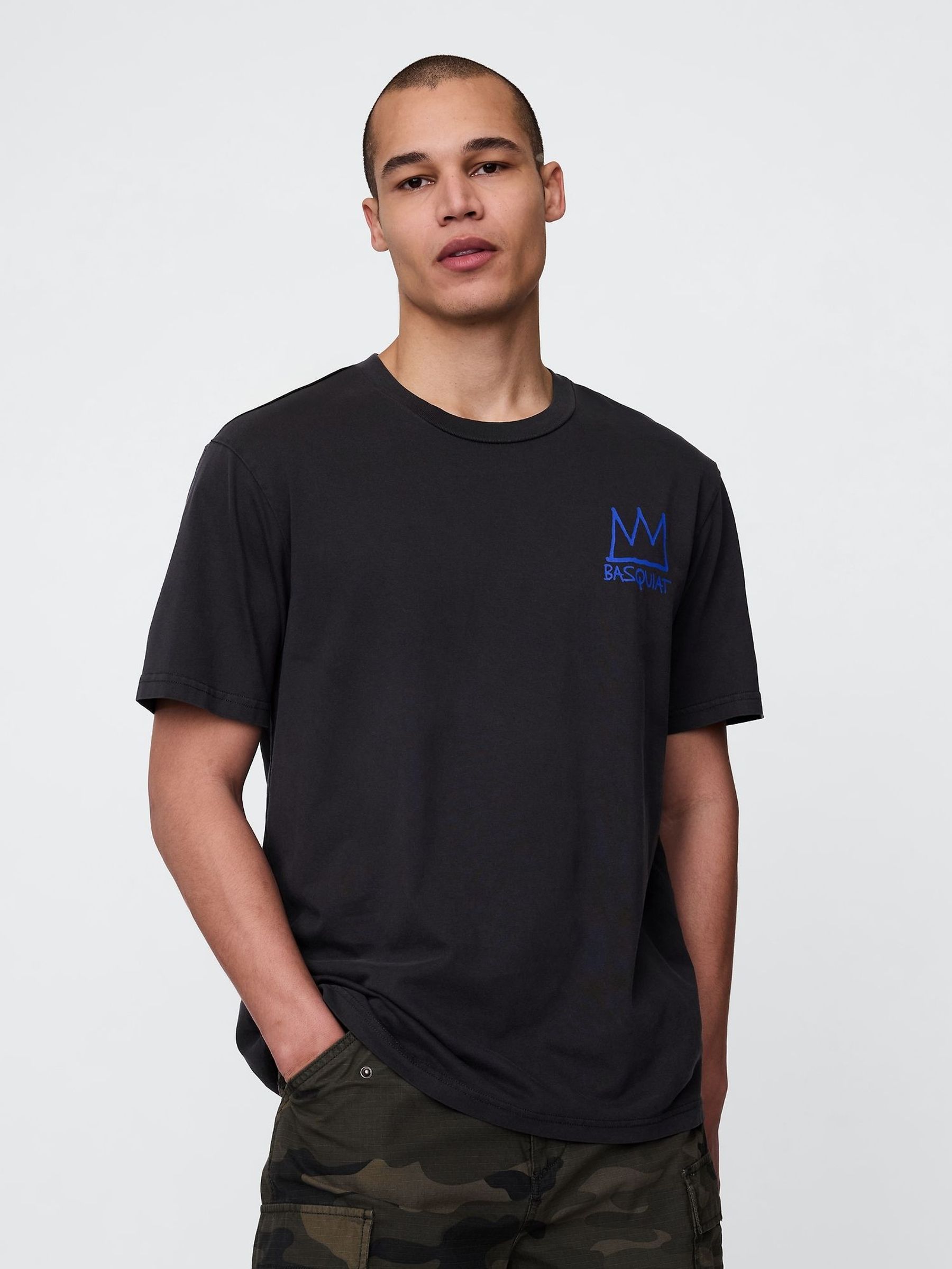 Black Basquiat Graphic T-Shirt (F69850) | £40