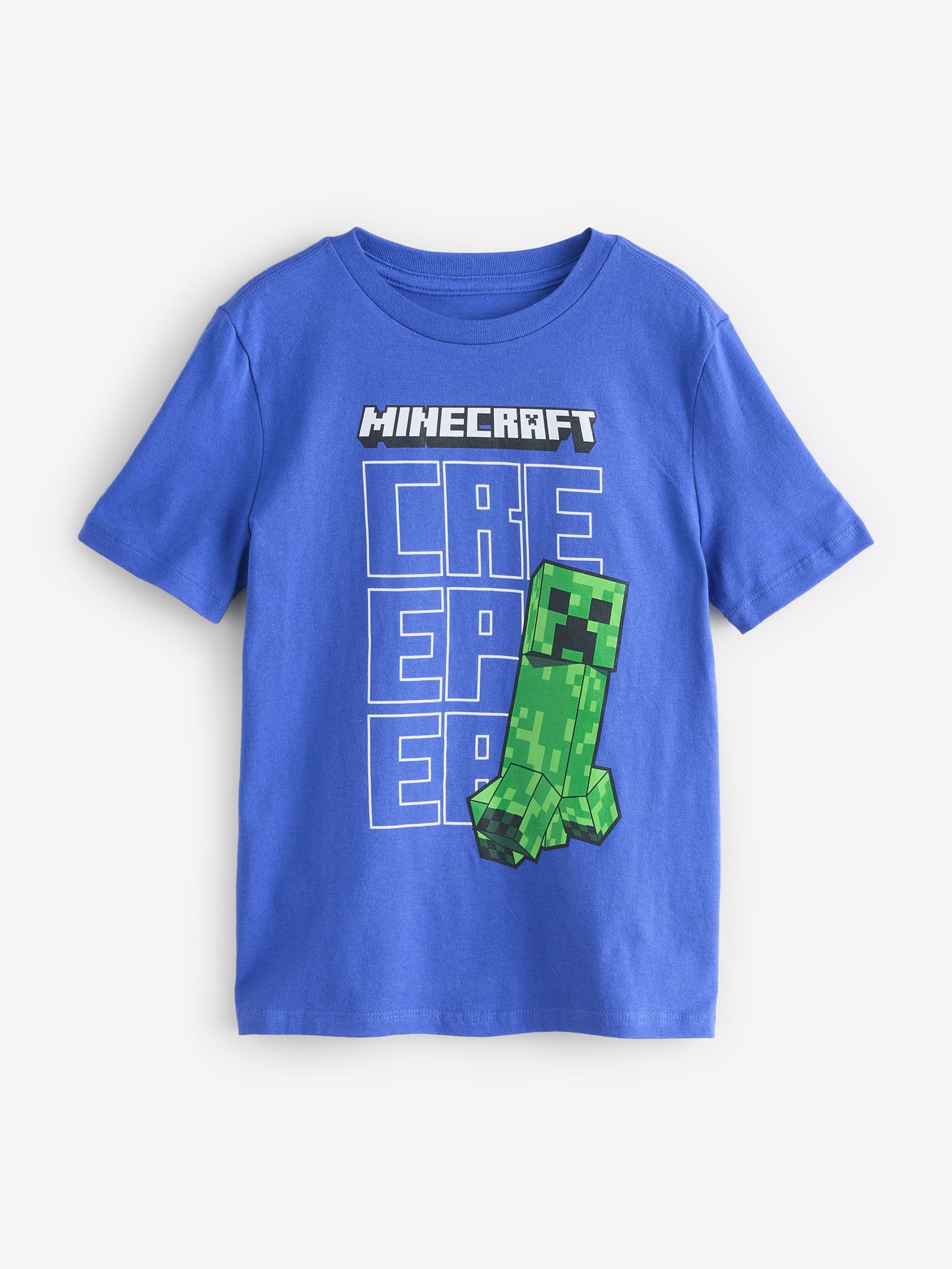 Blue Minecraft Graphic T-Shirt (4-13yrs) (F70149) | £16