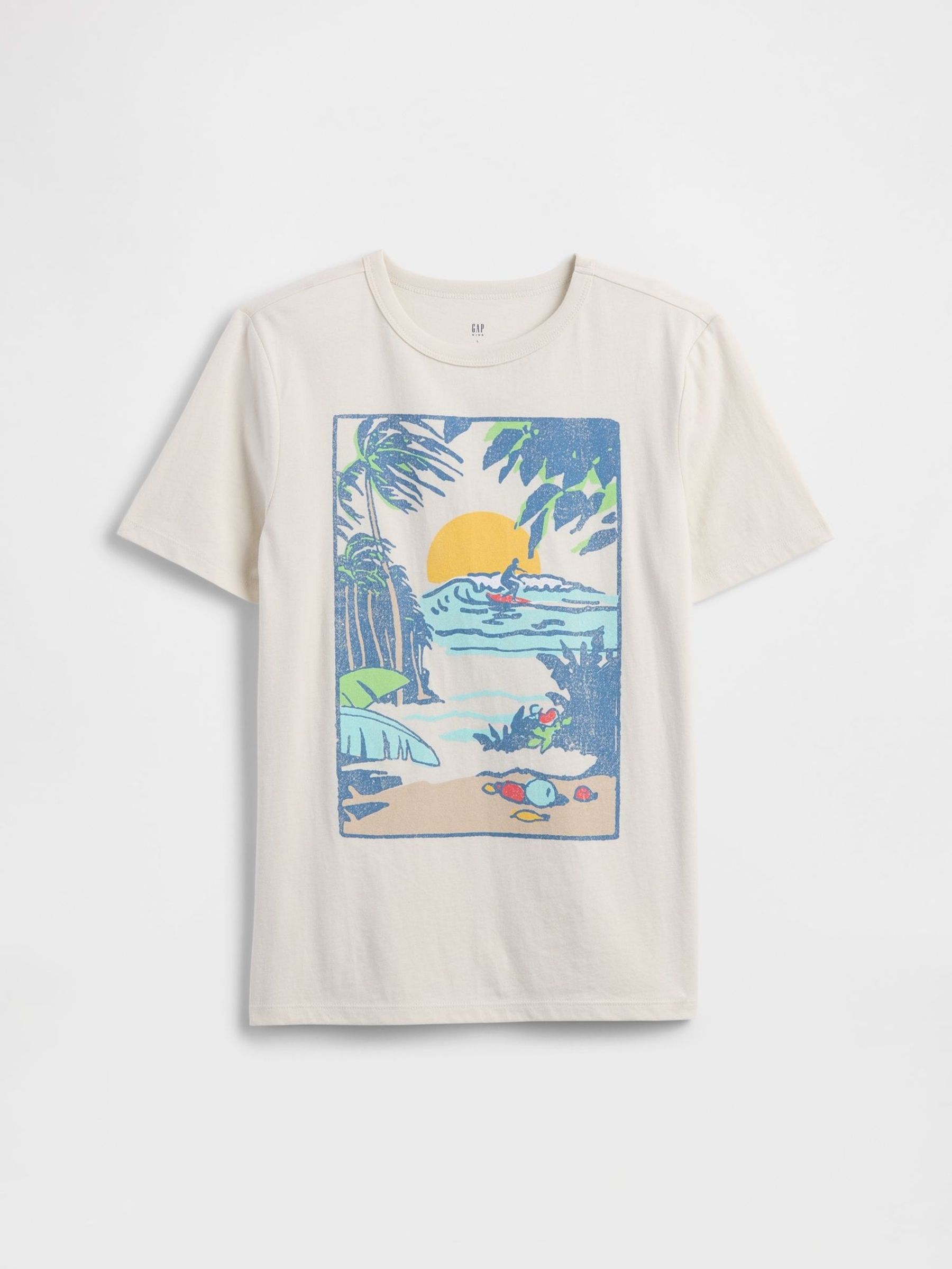 Beige Graphic T-Shirt (F70152) | £10