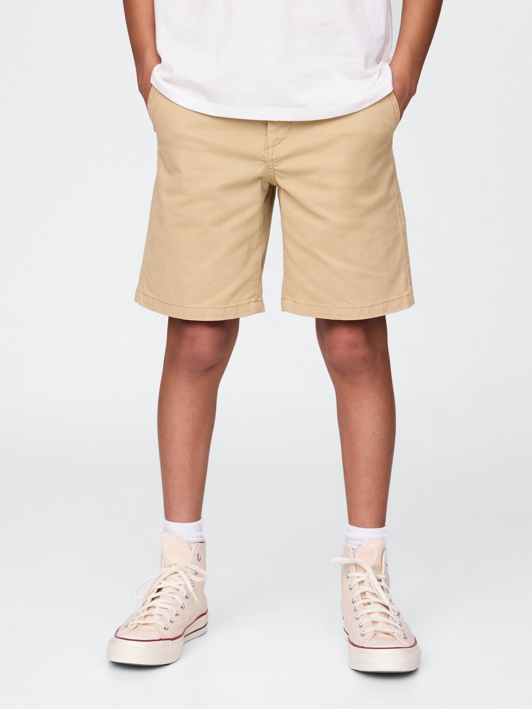 Beige Relaxed Chinos Shorts (F70153) | £18