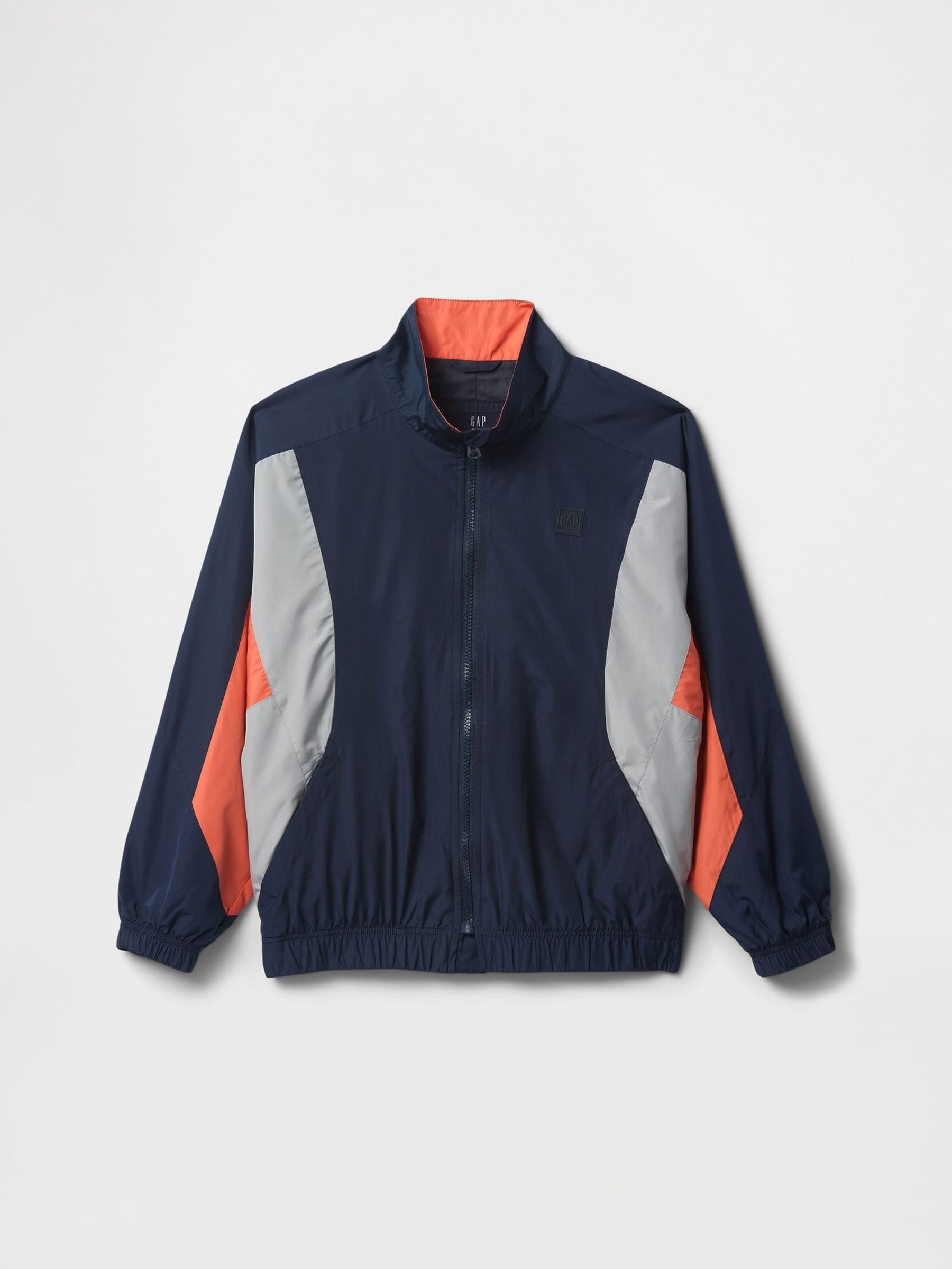 Navy Blue Colourblock Windbreaker Jacket (4-13yrs) (F70154) | £35