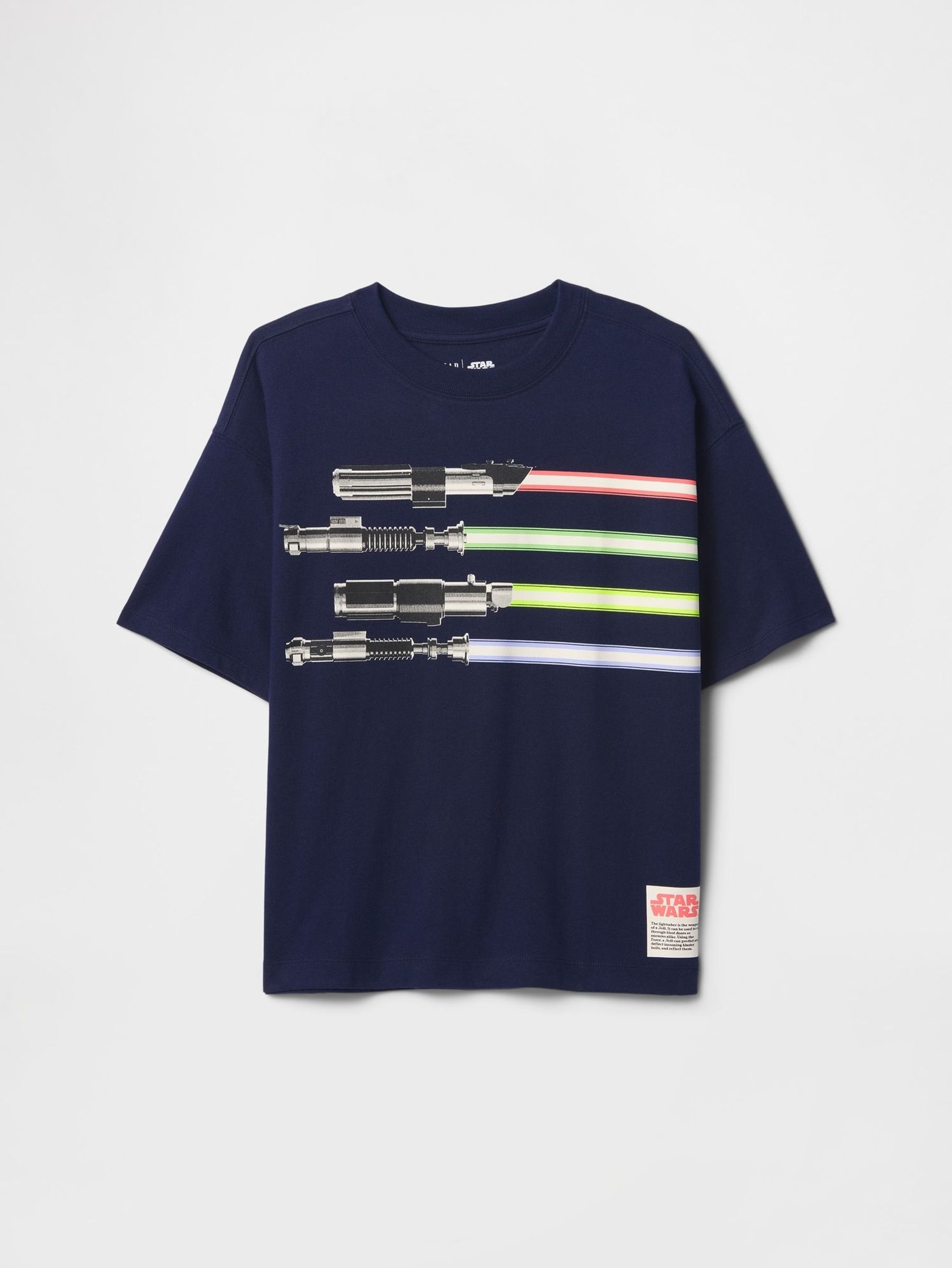 Navy Blue Star Wars Graphic T-Shirt (4-13yrs) (F70155) | £16