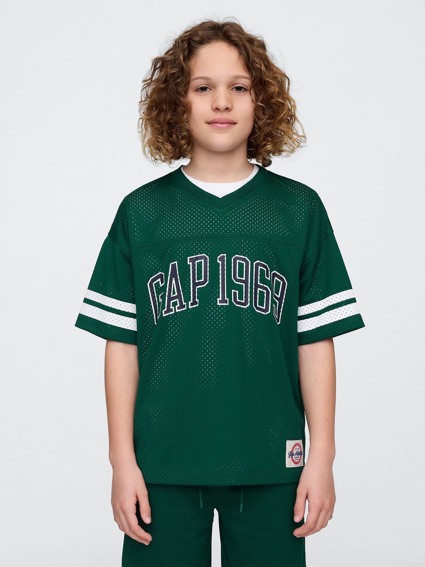 Green Tech Mesh Jersey T-Shirt (4-13yrs) (F70159) | £16
