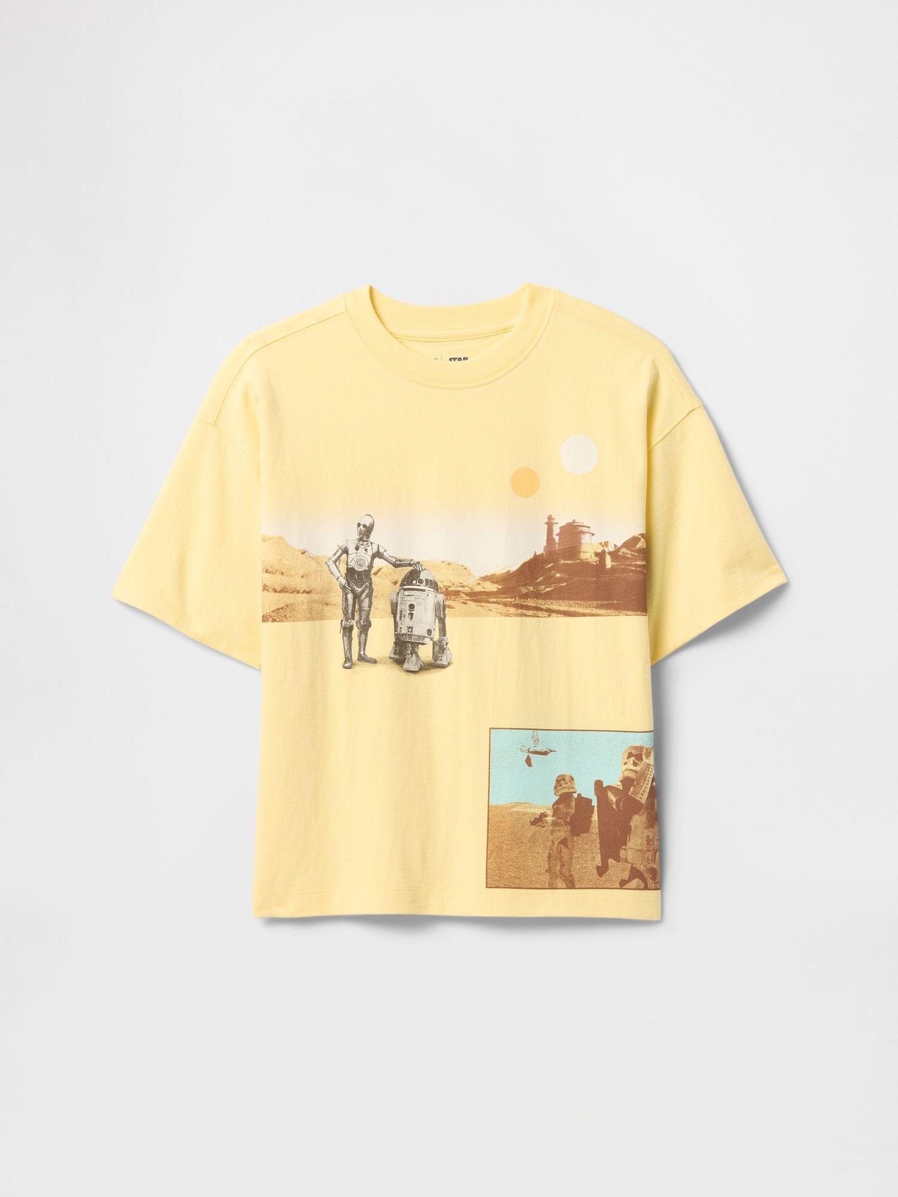 Yellow Star Wars Graphic T-Shirt (4-13yrs) (F70162) | £16