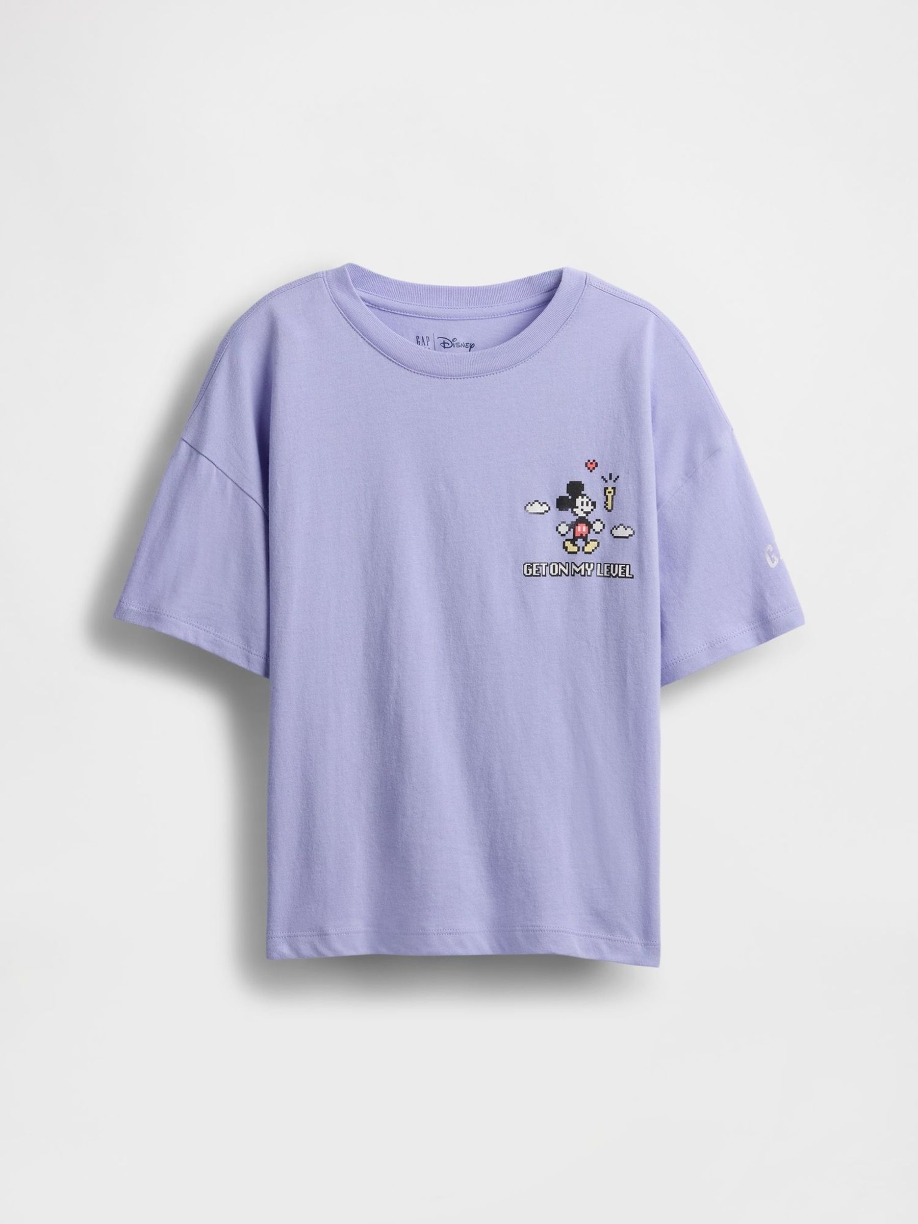 Purple Mickey Mouse Disney Oversized Graphic T-Shirt (4-13yrs) (F72079) | £16