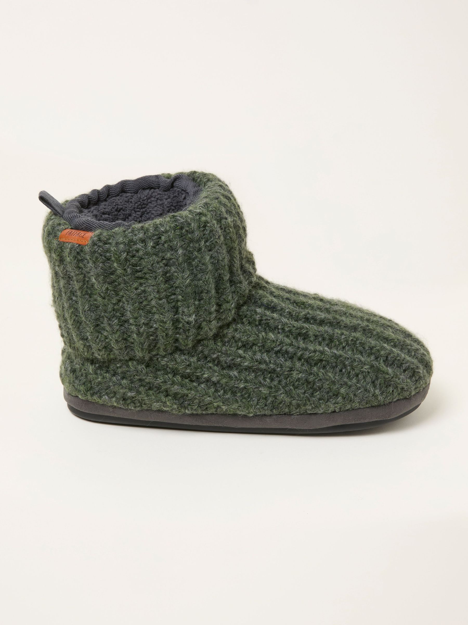 Laurence Khaki Green Knit Boot (F74254) | £35