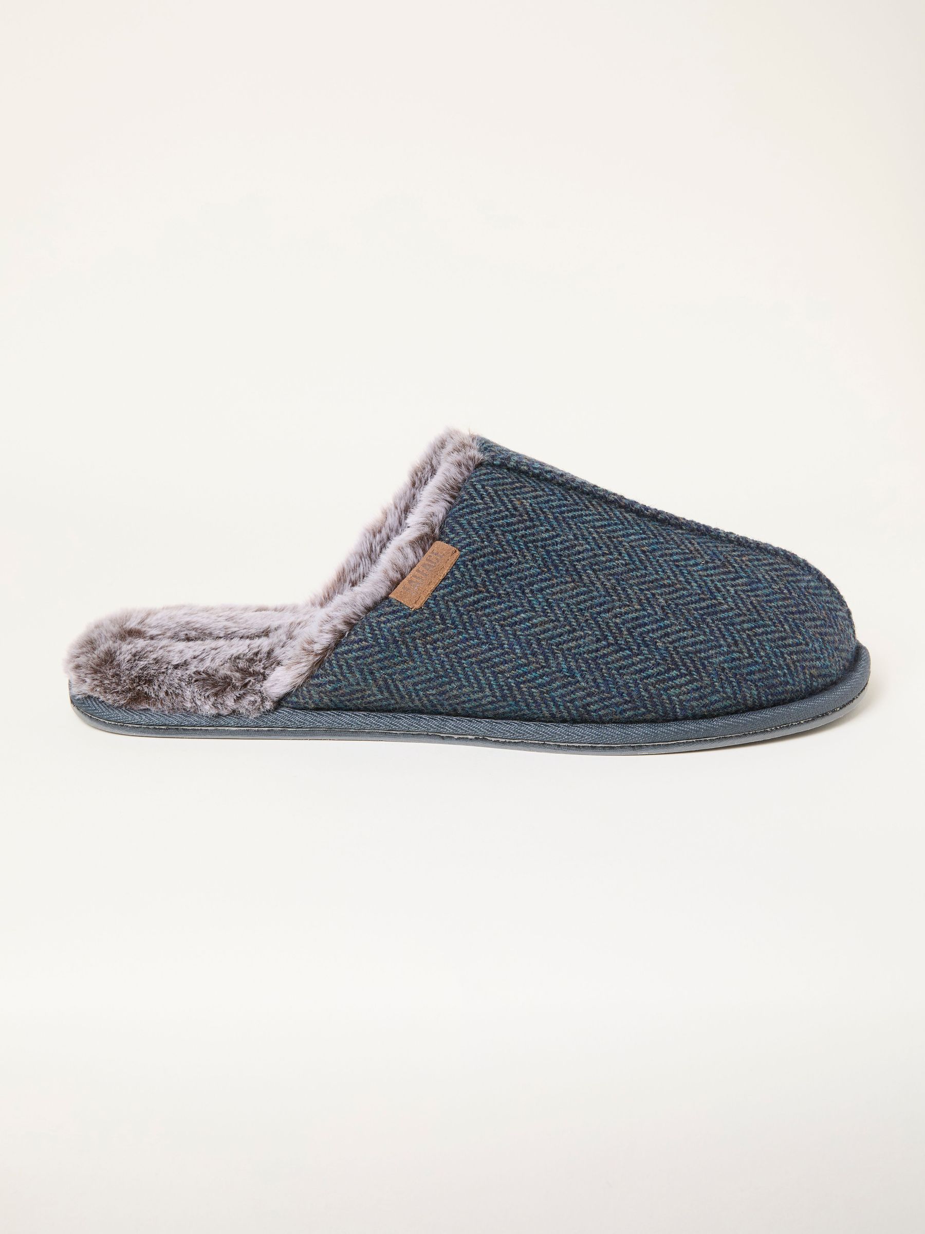 Harvey Blue Check Mule (F74262) | £32