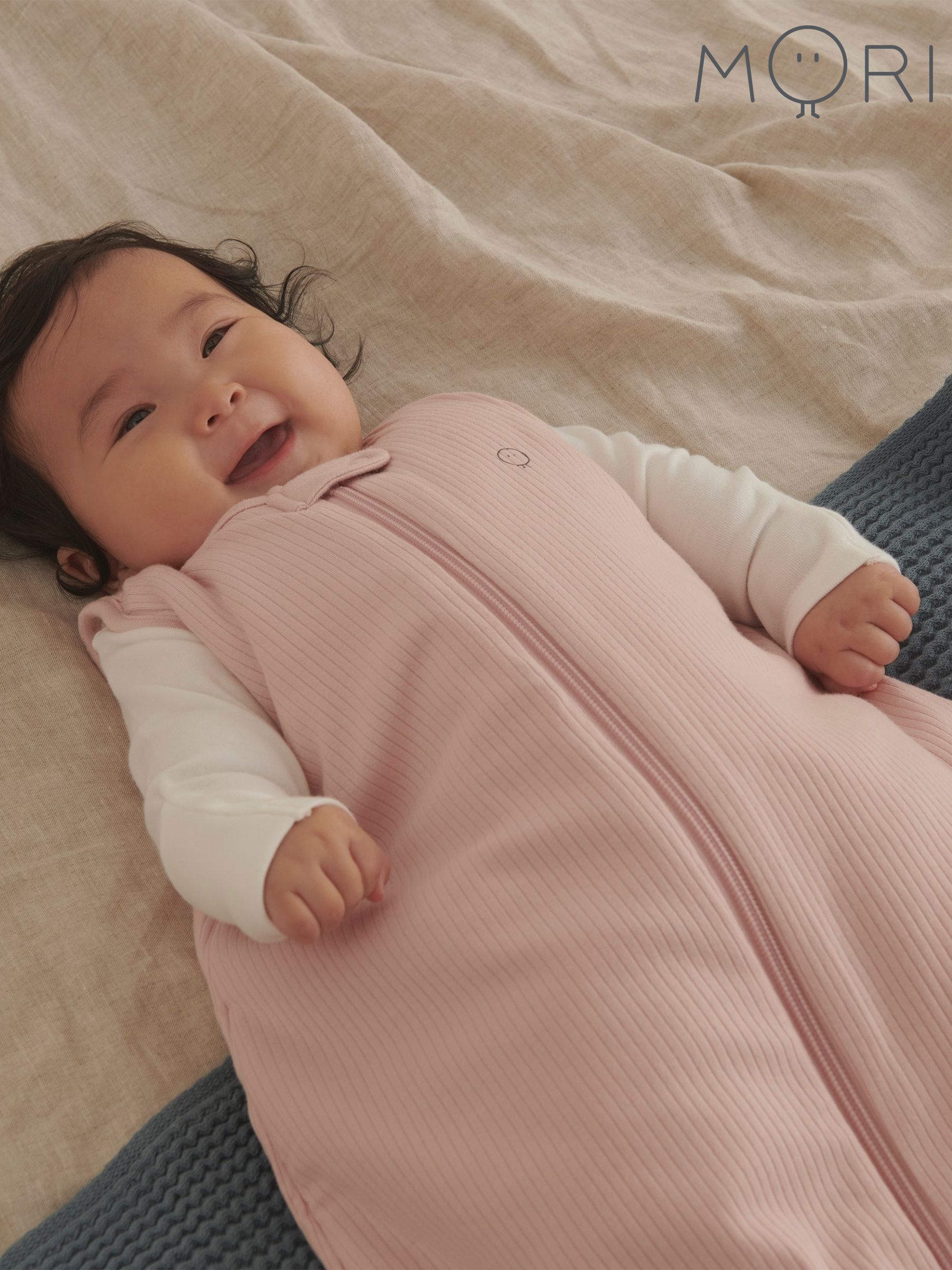 MORI Pink 1.5 Tog Sleeping Bag (F74645) | £50 - £70