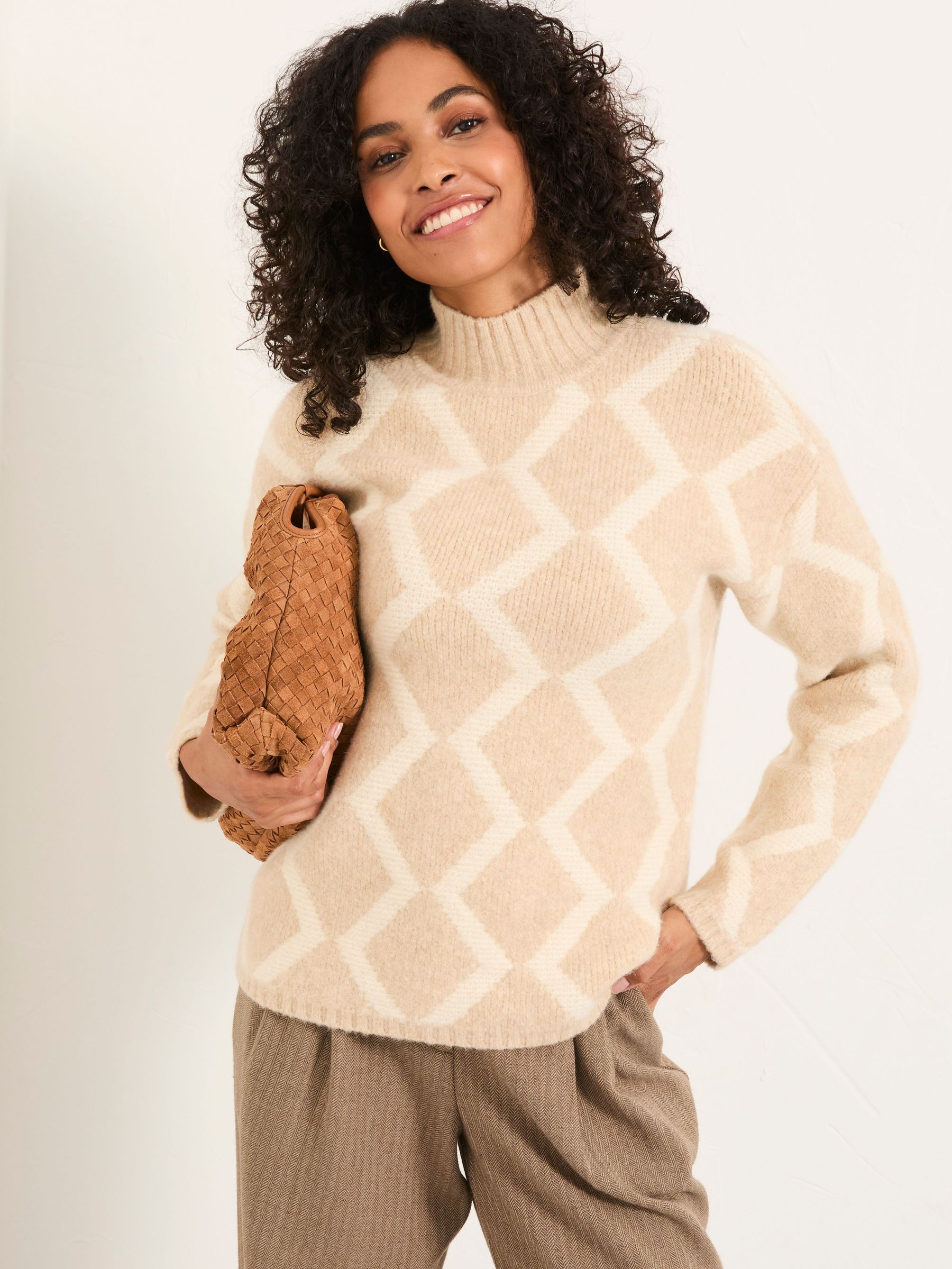 Natural Diamond Knitted Jumper (F75784) | £58