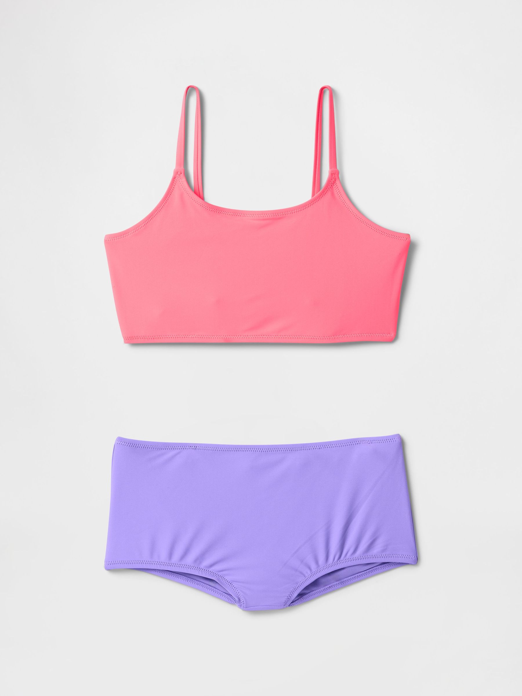 Pink & Purple Two Piece Swimsuit (4-13yrs) (F77144) | £25