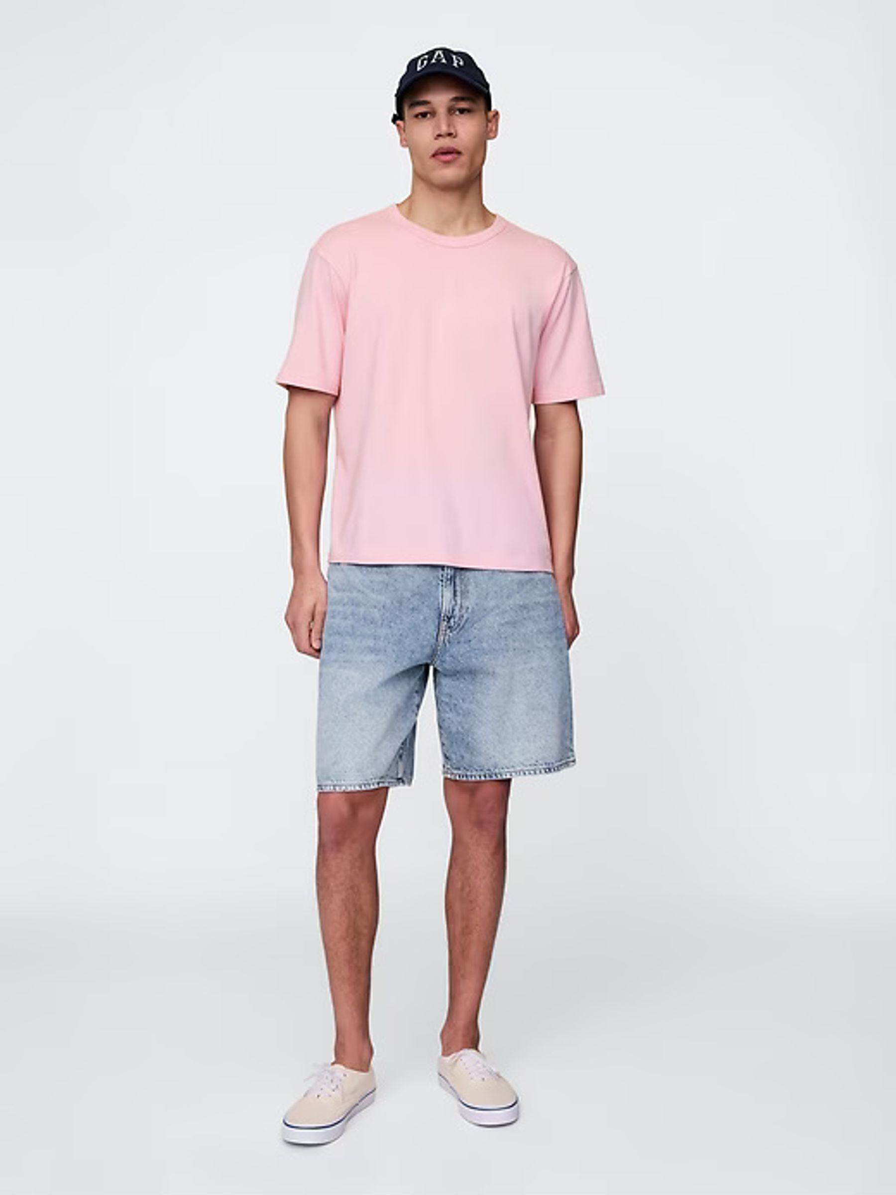 Light Blue 90s Loose Denim Shorts (F77192) | £45