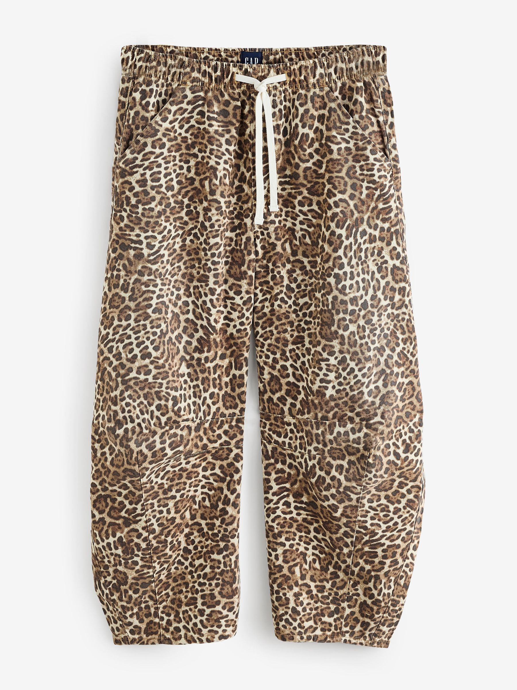 Leopard Print Easy High Waisted Horseshoe Jeans (F77621) | £60